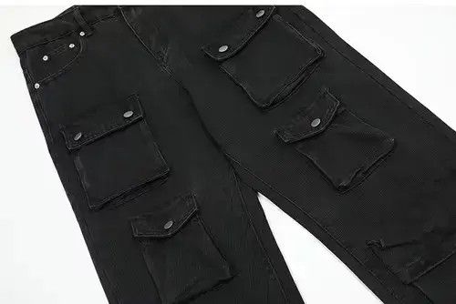 Designer × Japanese Brand × Vintage utility pocket baggy cargo pants Size US 32 / EU 48 - 4 Thumbnail