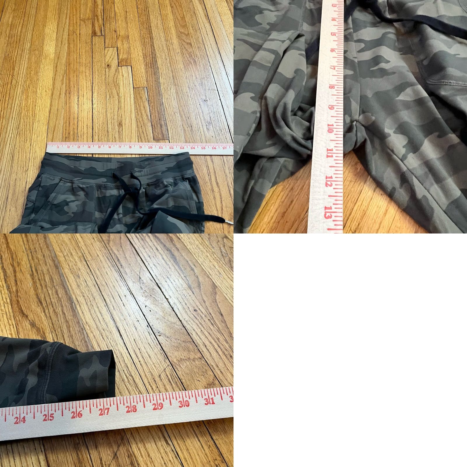 Vintage Zyia Pants Womens XS Green Camo Jogger Unwind Pull on Tapered Elastic Waist Size 26" / US 2 / IT 38 - 8 Thumbnail