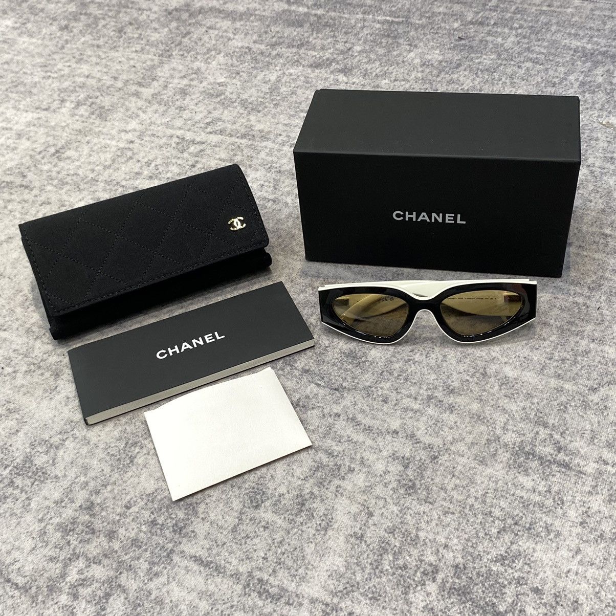 Chanel CHANEL OCH6056 C1656/53 Sunglasses BLACK Size ONE SIZE - 5 Thumbnail