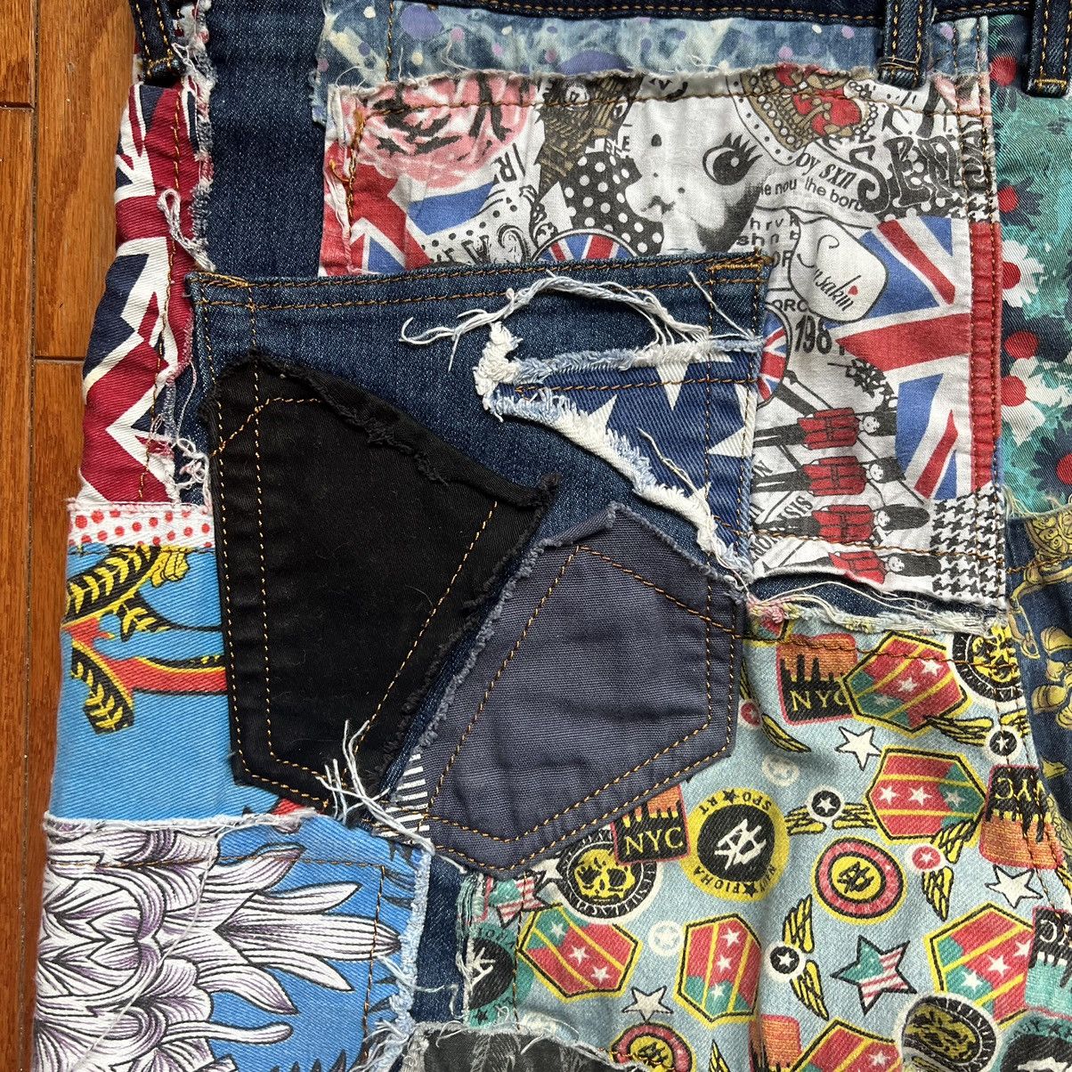 Hypebeast × Japanese Brand × Vintage Vintage Patchwork Kapital Style Denim Biepa Size US 36 / EU 52 - 10 Thumbnail