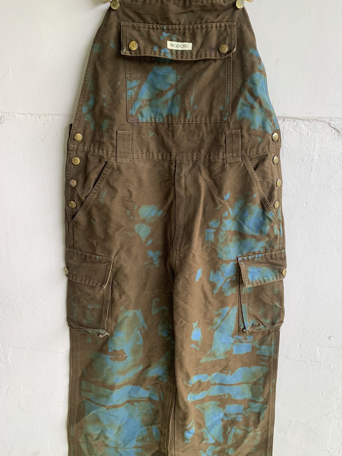 Japanese Brand 💥Vintage Japanese Ingeborg Tie-dye Jumpsiut Cargo Pant Size US 32 / EU 48 - 5 Thumbnail
