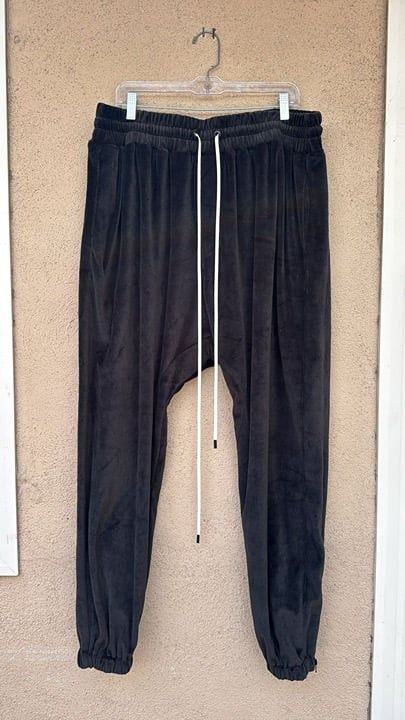 Daniel Patrick Daniel Patrick Mens Size 3XL Velour Sweat Pants Black New D Size US 40 / EU 56 - 4 Thumbnail