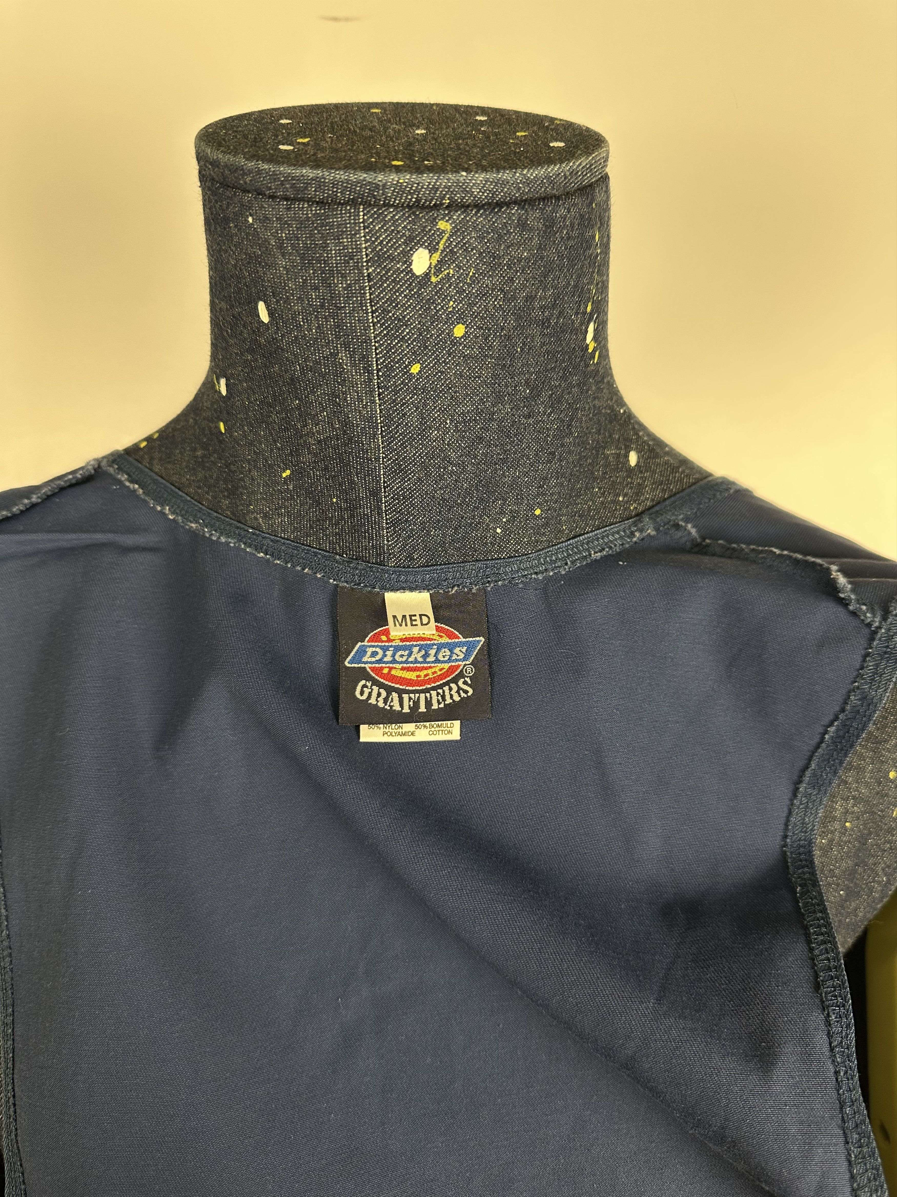 Dickies × Vintage Dickies Grafters Work Cargo Vest Vintage Blue Mens Size M Size US M / EU 48-50 / 2 - 9 Thumbnail
