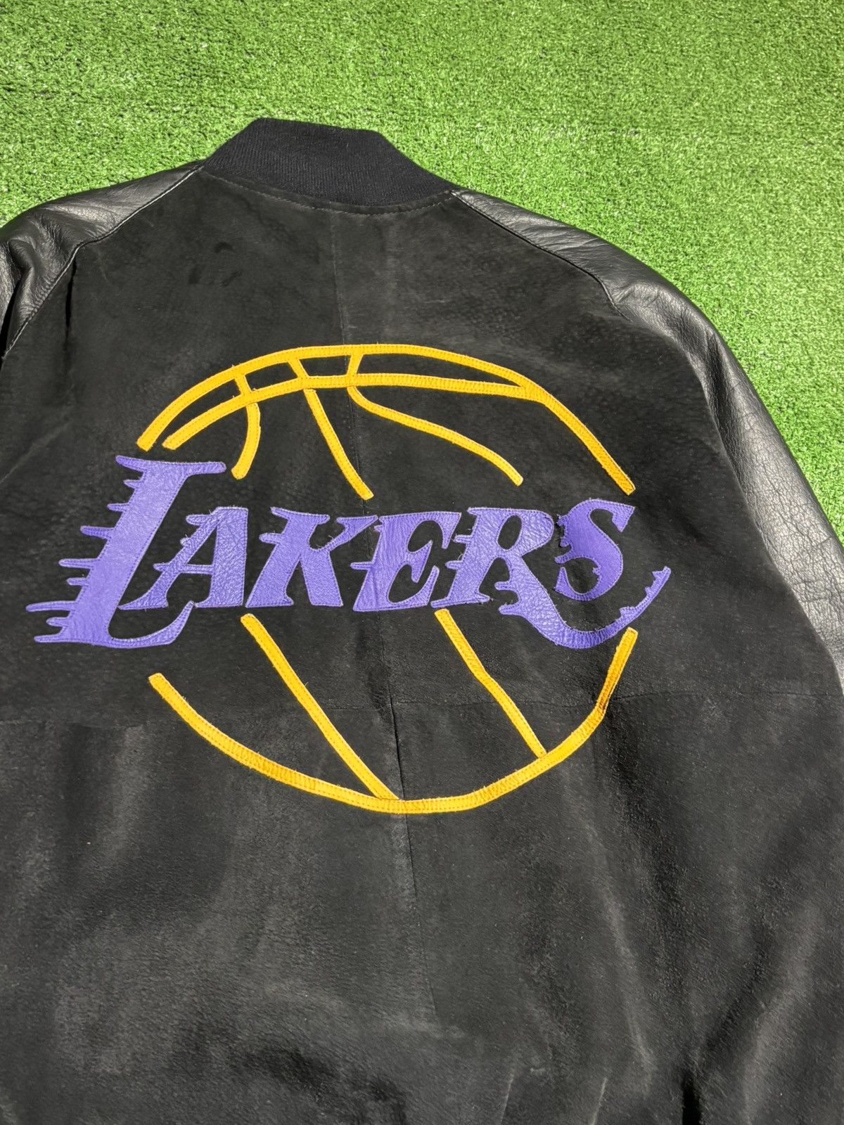 Starter Starter Lakers Suede Leather Jacket Size US M / EU 48-50 / 2 - 4 Thumbnail
