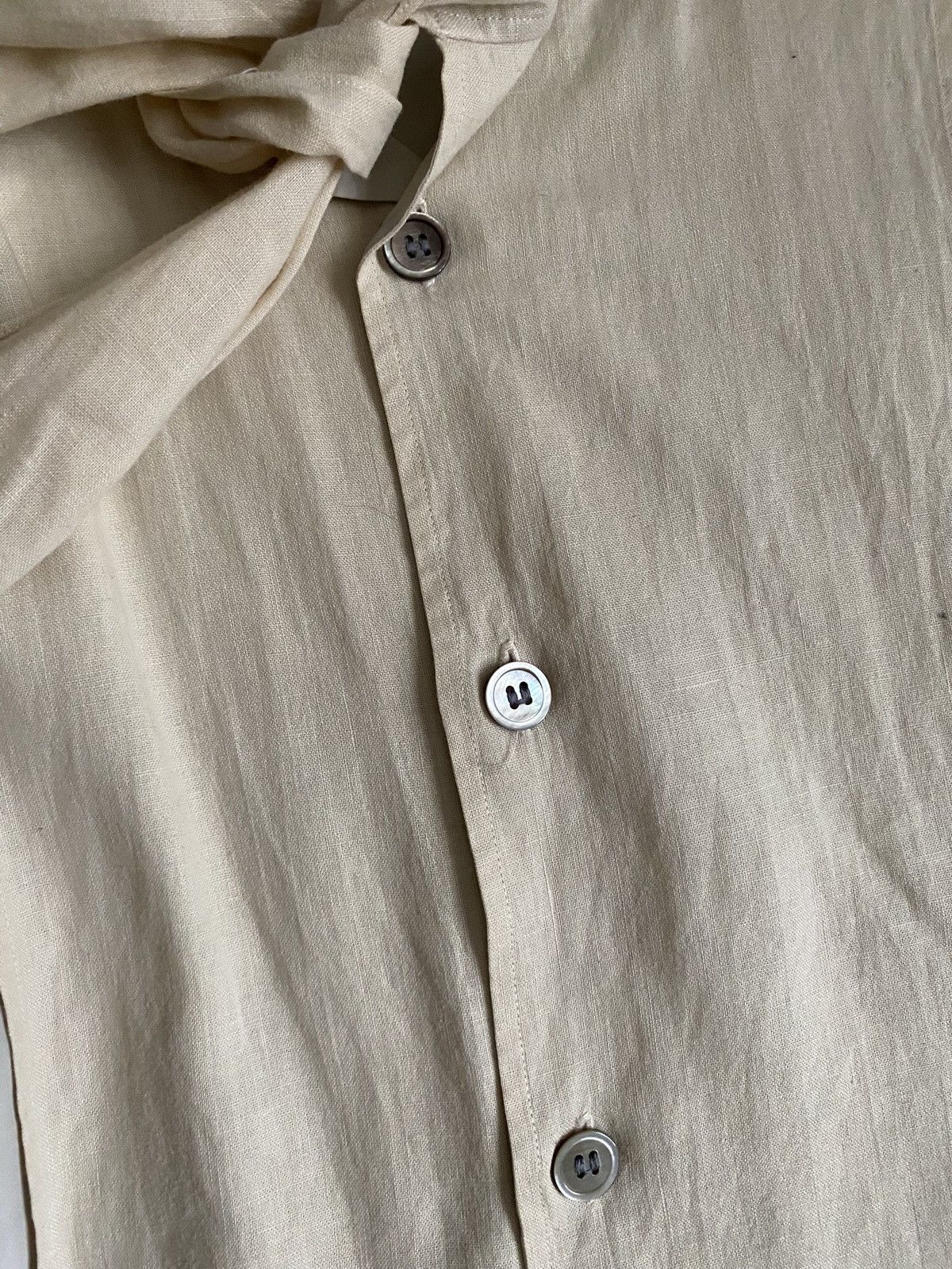 Yohji Yamamoto Yohji Yamamoto Pour Homme Bowtie Rayon Cotton Shirt SS89 Size US M / EU 48-50 / 2 - 3 Thumbnail