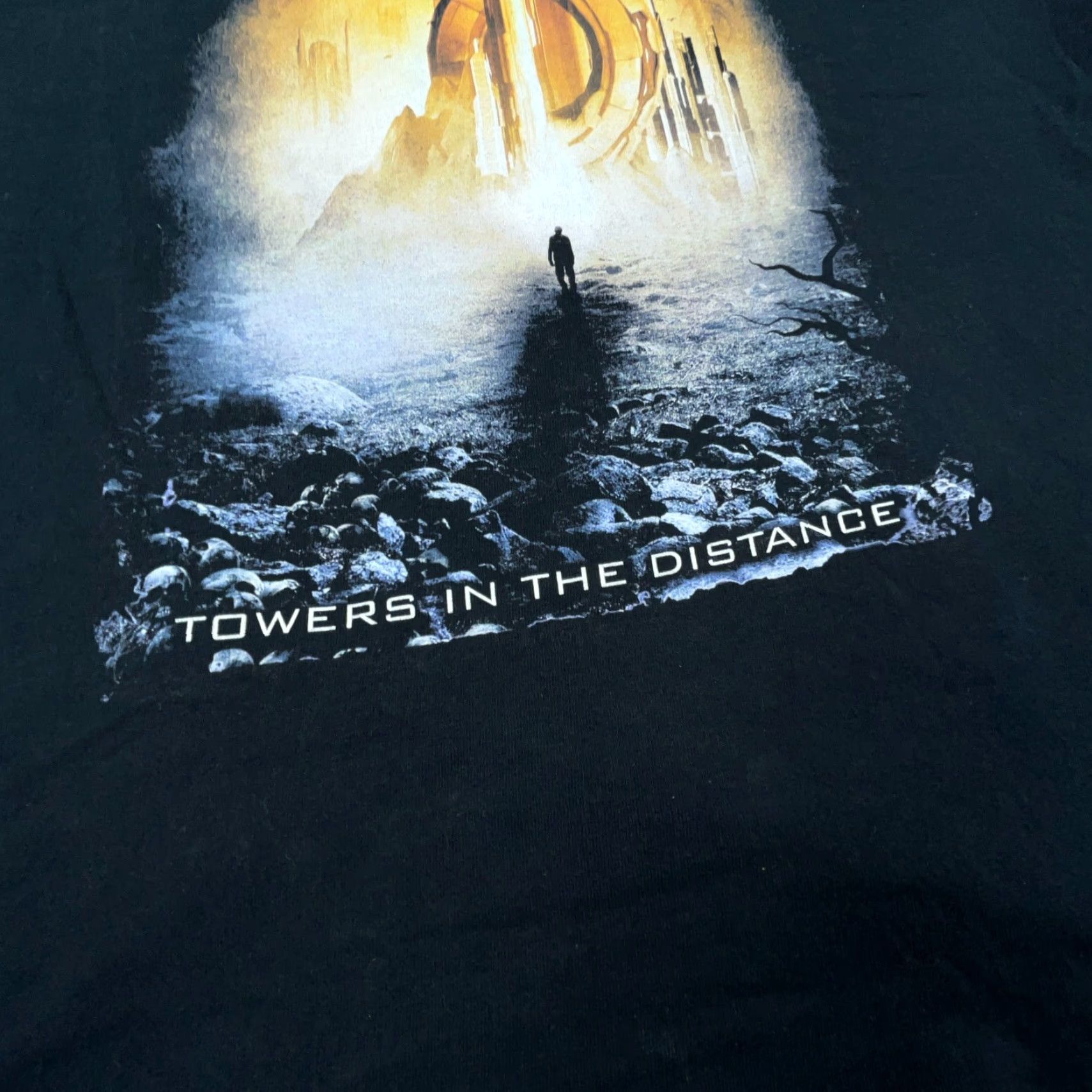 Gildan VINTAGE Gildan Men XL T-Shirt Band Concert Rock Logo Black Cotton Short Sleeve Size US XL / EU 56 / 4 - 5 Thumbnail
