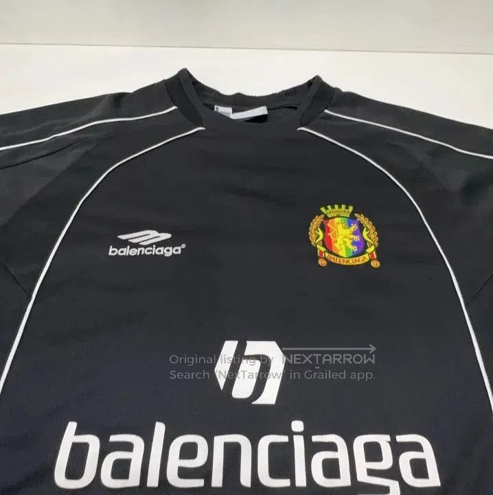 Balenciaga Balenciaga Logo Short-Sleeve Casual Football Shirt. Size US M / EU 48-50 / 2 - 4 Thumbnail