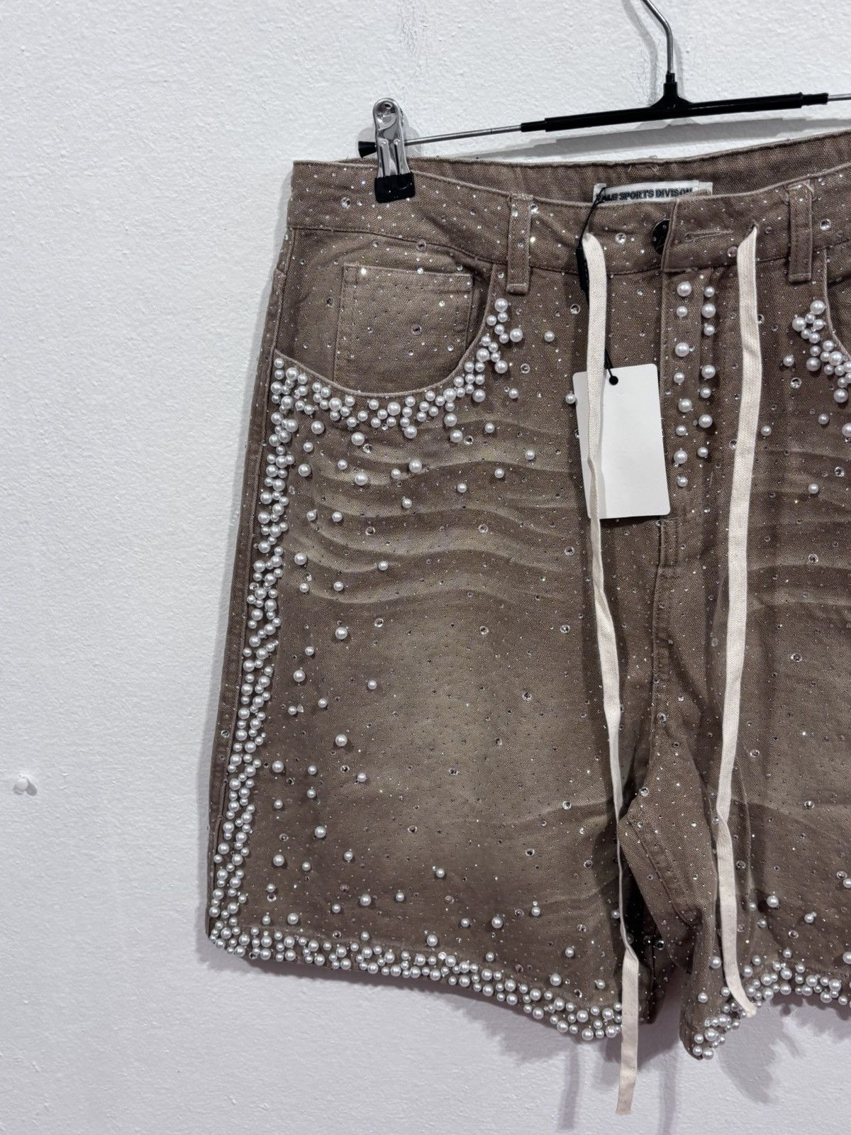 Vale Vale Forever Sand Storm Jean Shorts Tan Size US 30 / EU 46 - 2 Thumbnail
