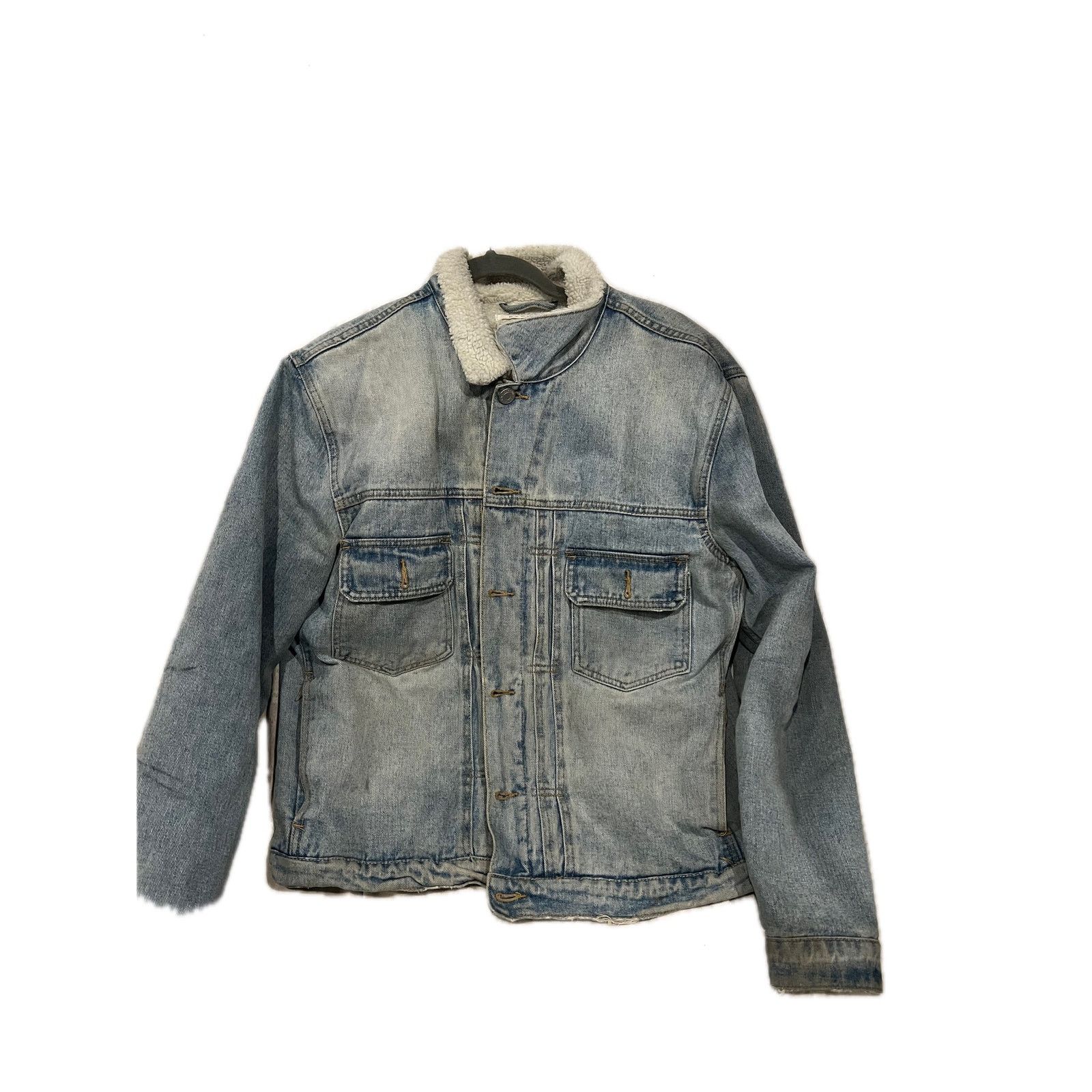 Pacsun Pacsun Denim Sherpa Lined Jean Jacket Mens L Size US L / EU 52-54 / 3 - 1 Thumbnail