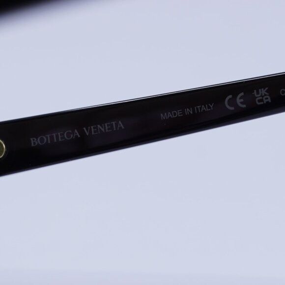 Bottega Veneta Bottega Veneta BV1291S 001 Sunglasses Black Rectangle Frame Size ONE SIZE - 7 Thumbnail