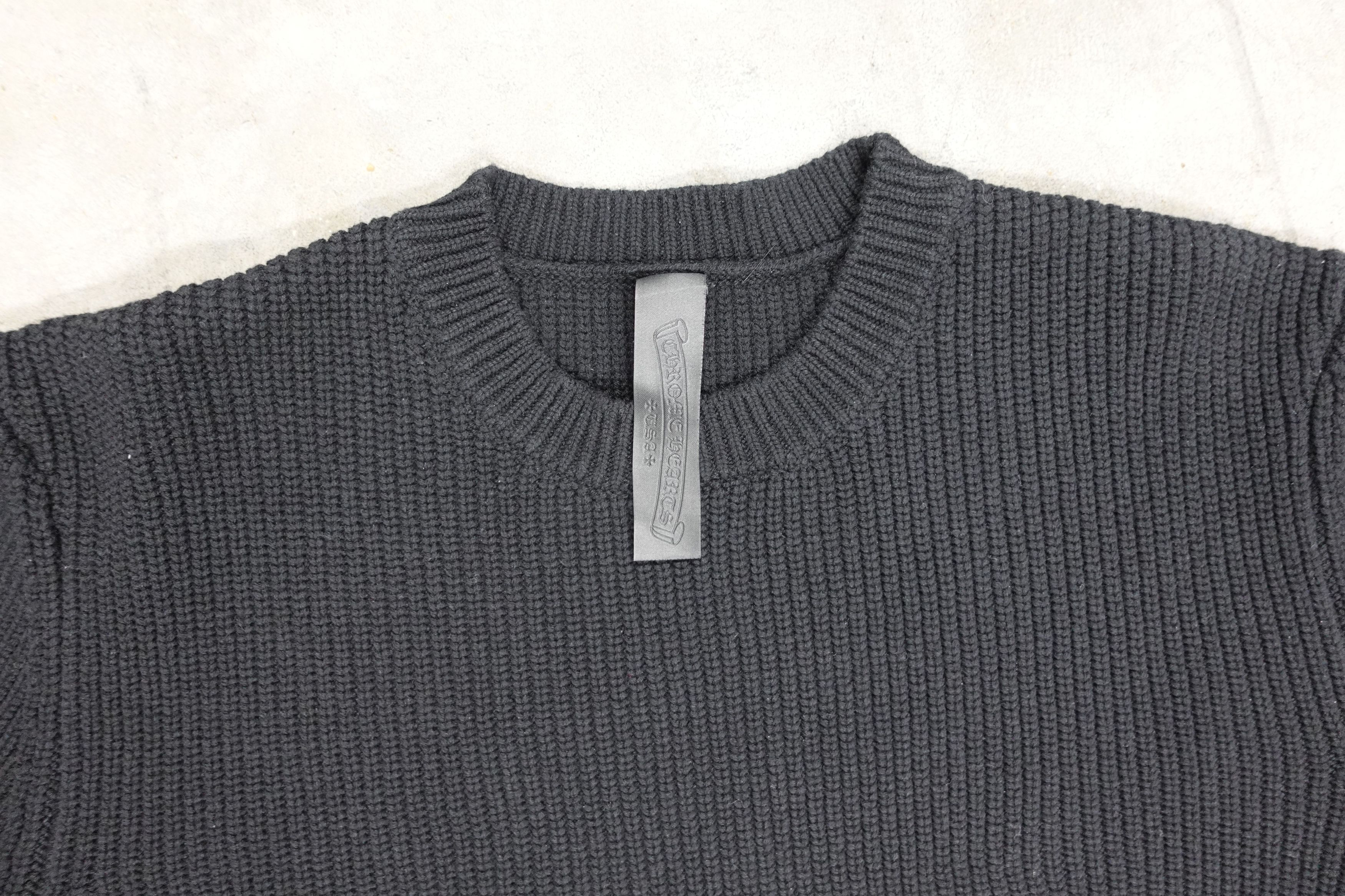 Chrome Hearts CHROME HEARTS BAIT & TACKLE CASHMERE SWEATER BLACK Size US M / EU 48-50 / 2 - 3 Thumbnail