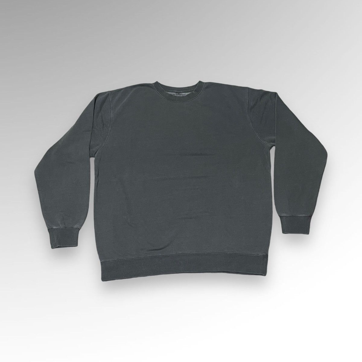 Independent Trading Co. Washed Gray Crewneck Sweatshirt 🐺 Size US L / EU 52-54 / 3 - 1 Thumbnail