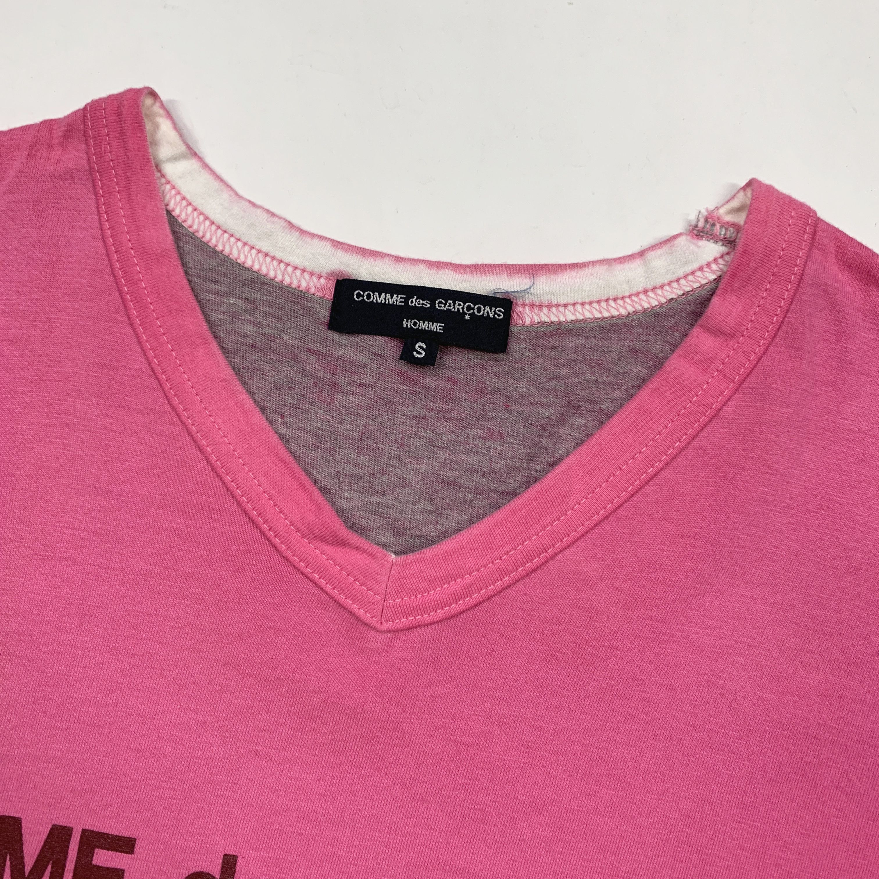 Comme des Garcons Homme Plus 2009 Dip Dyed Logo Tee Size US M / EU 48-50 / 2 - 4 Thumbnail