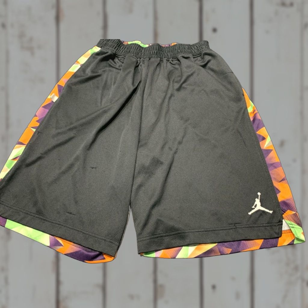Jordan Brand JORDAN AIR JORDAN VII RETRO 7 "HARE" BASKETBALL SHORTS BLACK SIZE L MENS Size US 36 / EU 52 - 1 Thumbnail