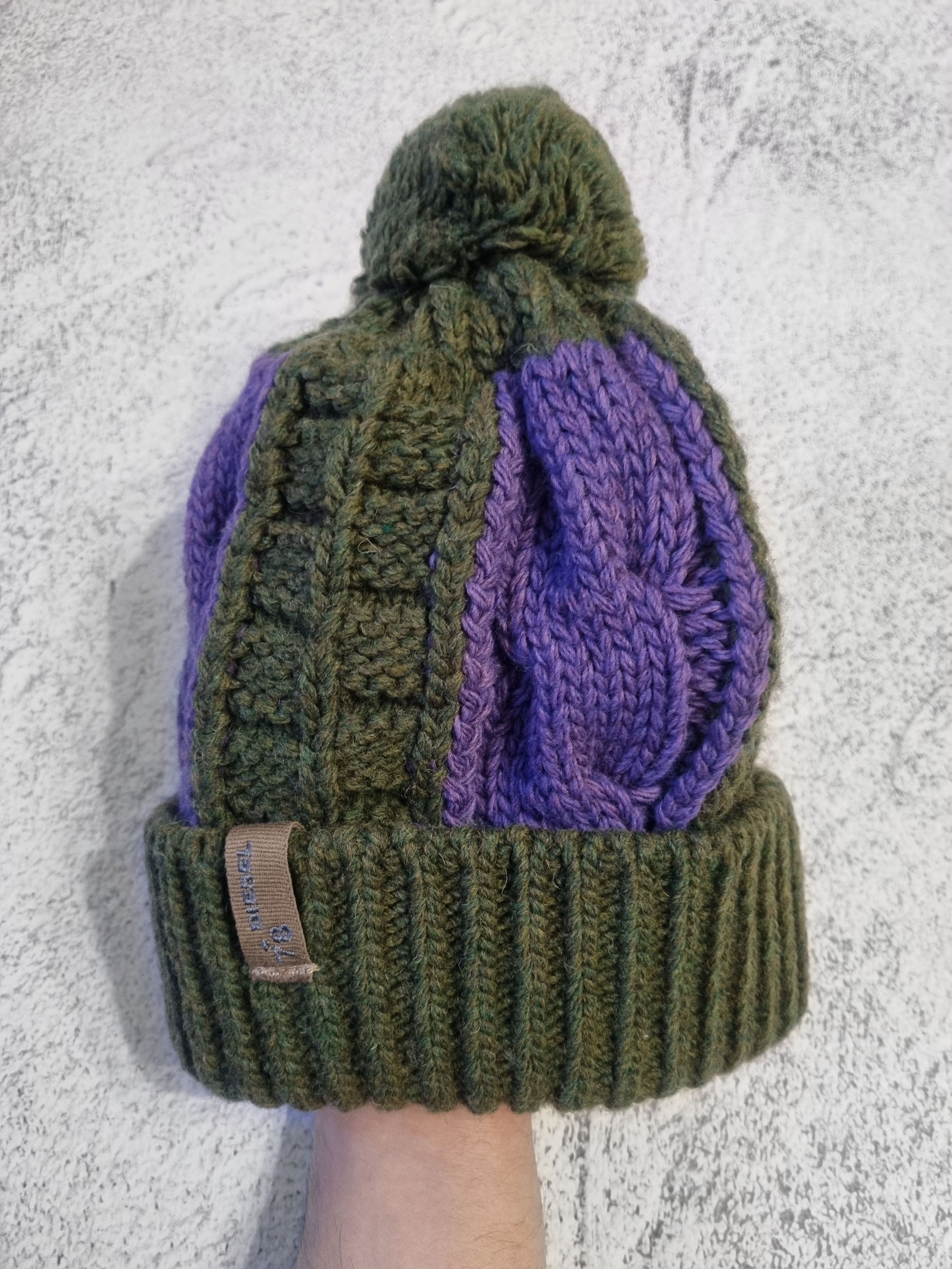 Diesel Diesel Knit Winter Set Pom Pom Beanie & Gloves Size ONE SIZE - 5 Thumbnail