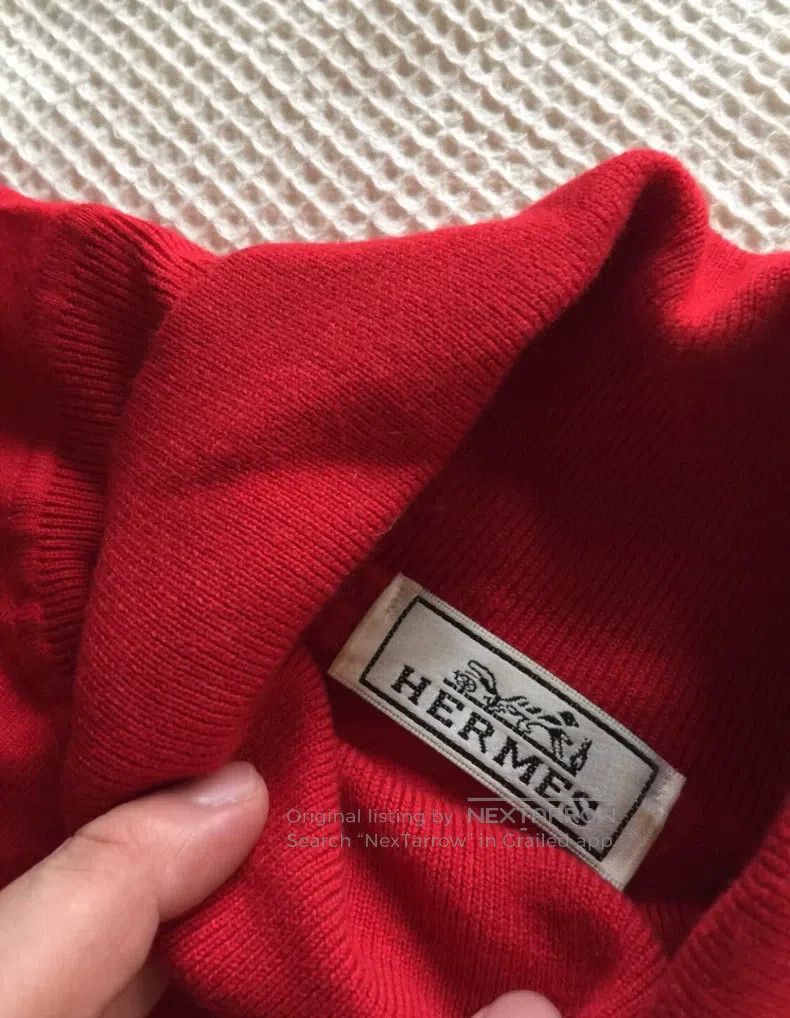 Hermes Hermes Wool and Cashmere Series Wool Sweater Size US XL / EU 56 / 4 - 5 Thumbnail