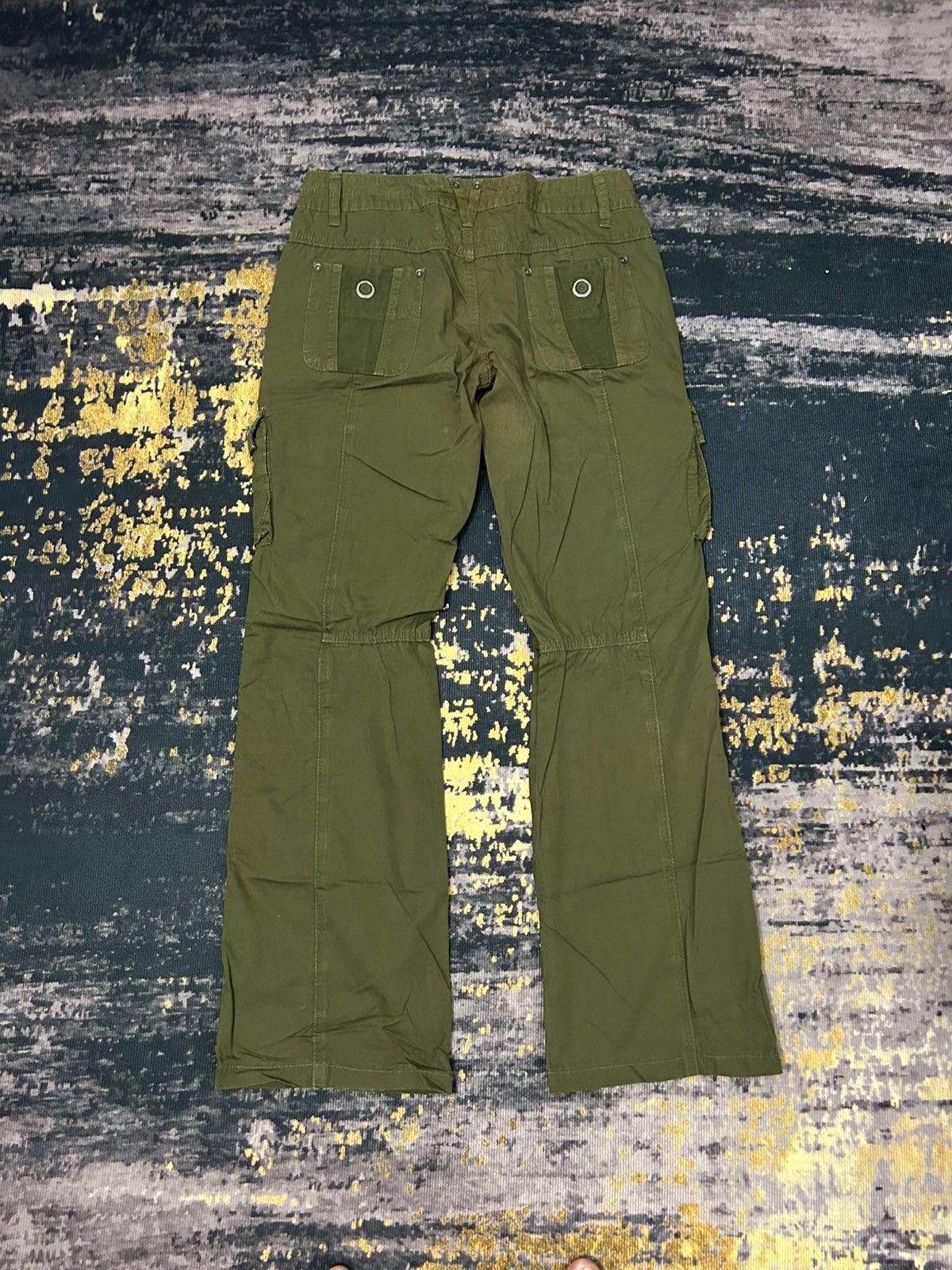 Japanese Brand Sweet Camel Cargo 3D Pocket Pants Size US 29 - 3 Thumbnail