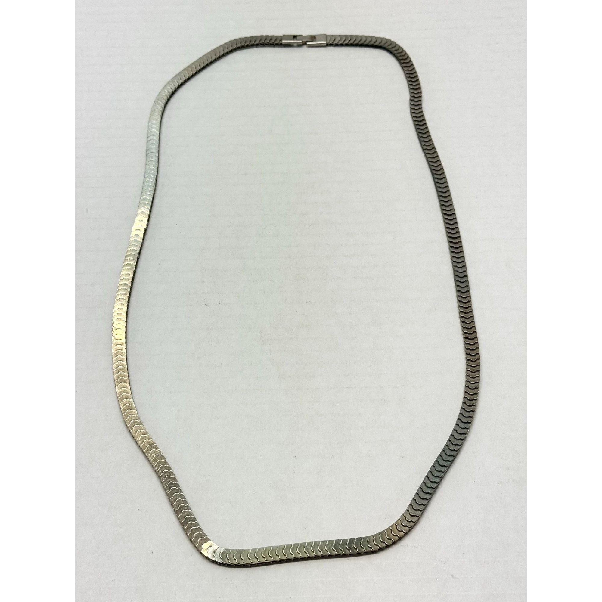 Vintage Vintage silver long chain necklace Size ONE SIZE - 2 Thumbnail