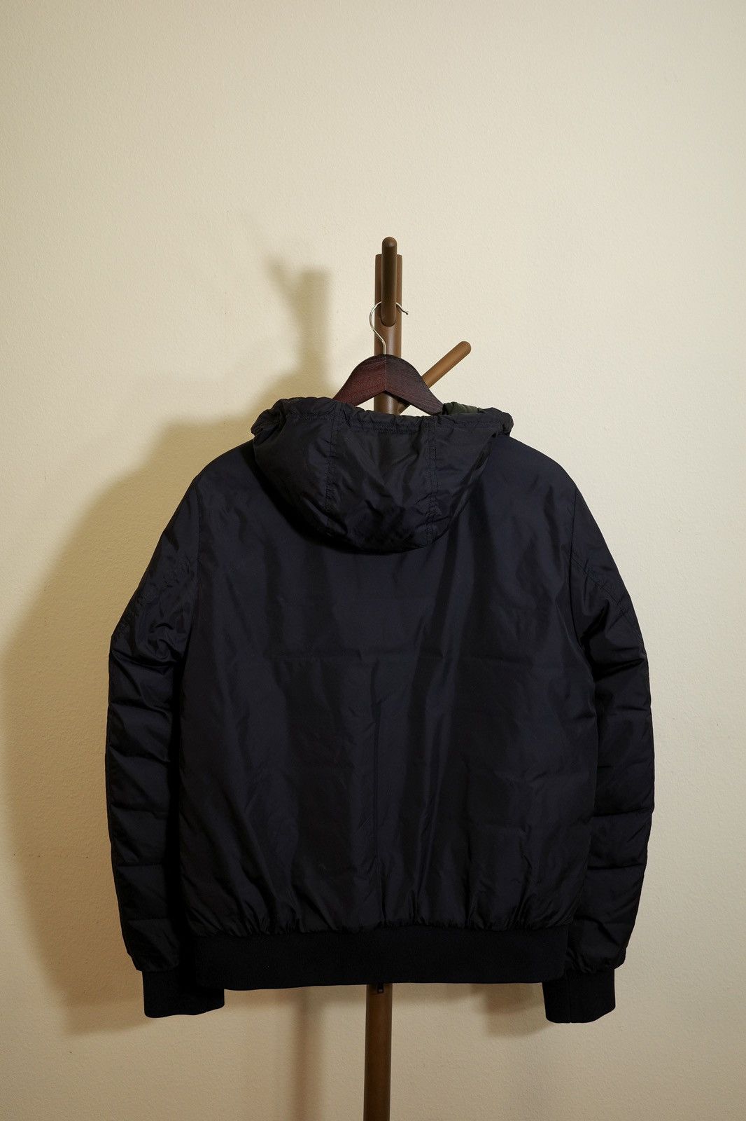 Herno Herno navy & green reversible down jacket Size US L / EU 52-54 / 3 - 3 Thumbnail