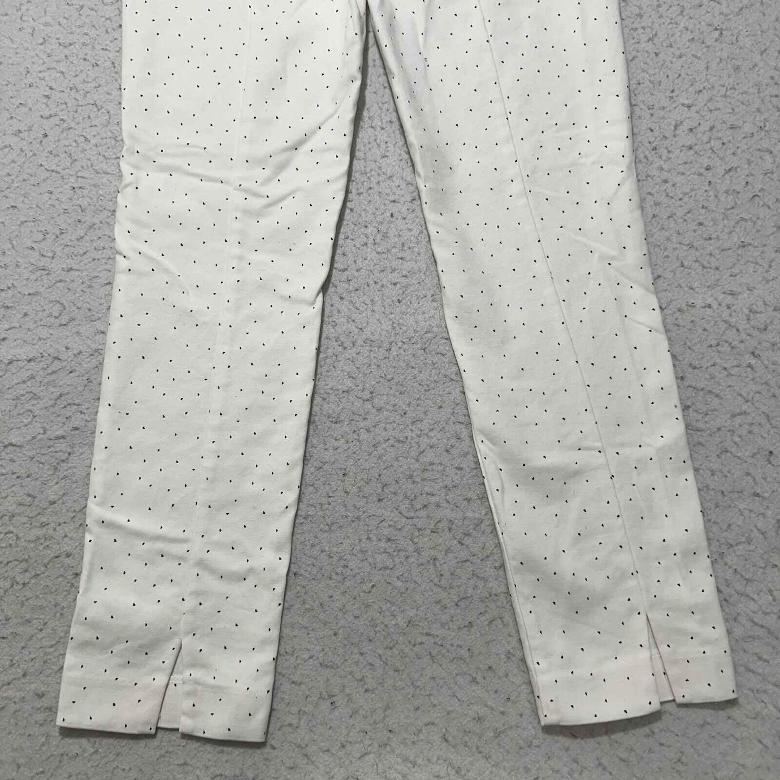 Other A New Day 0 Low Rise White Black Polka Dot Chino Pants Size 25" / US 0 / IT 36 - 9 Thumbnail