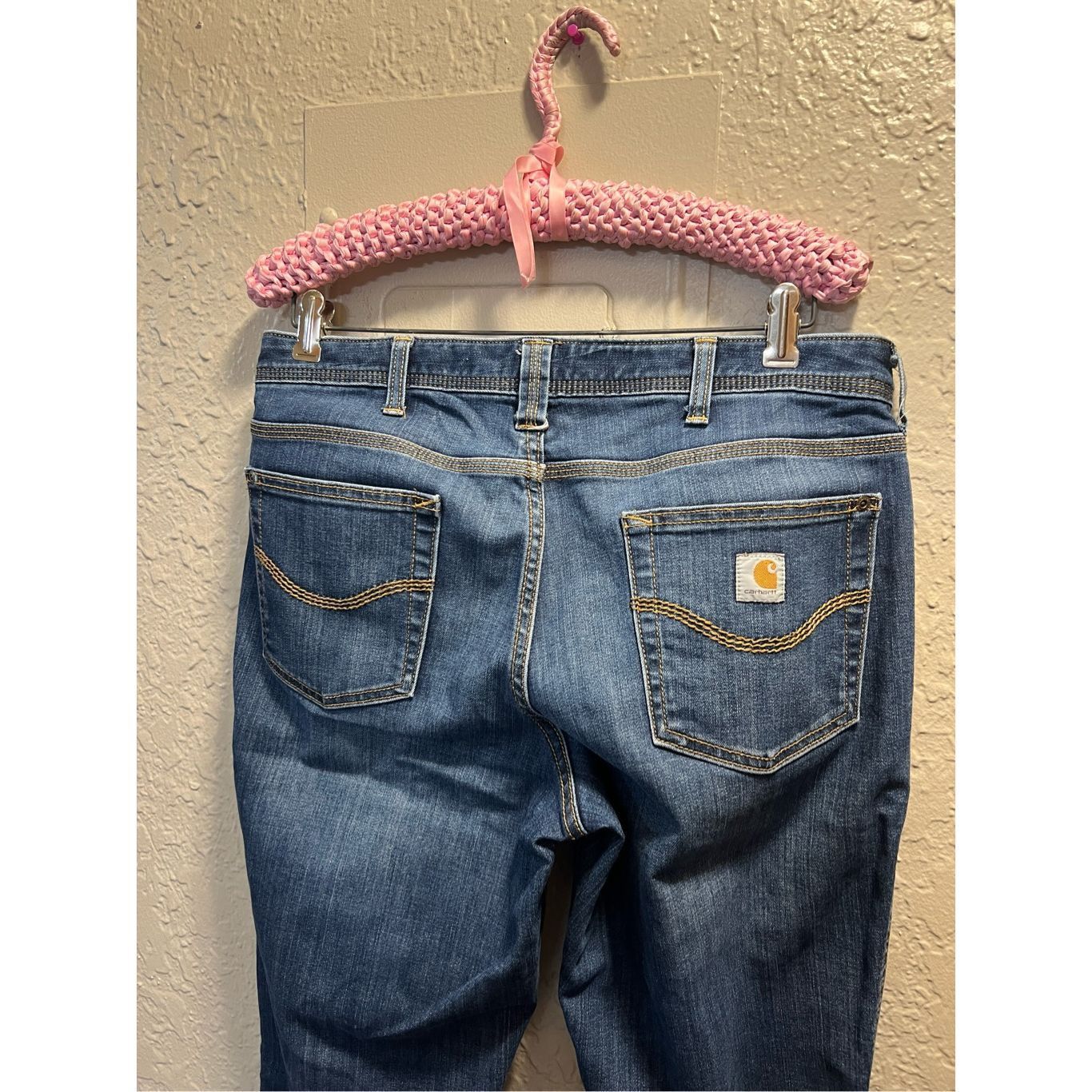 Carhartt Carhartt Relaxed Fit Woman’s Blue Jeans Size 10 Tall - See P Size 32" / US 10 / IT 46 - 10 Thumbnail