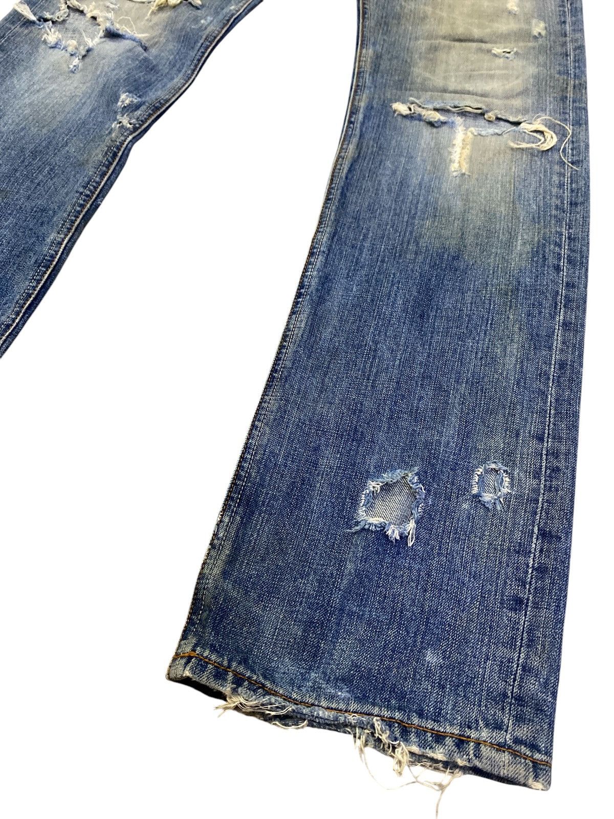 Burberry Burberry Black Label Distressed Denim Size US 31 - 7 Thumbnail