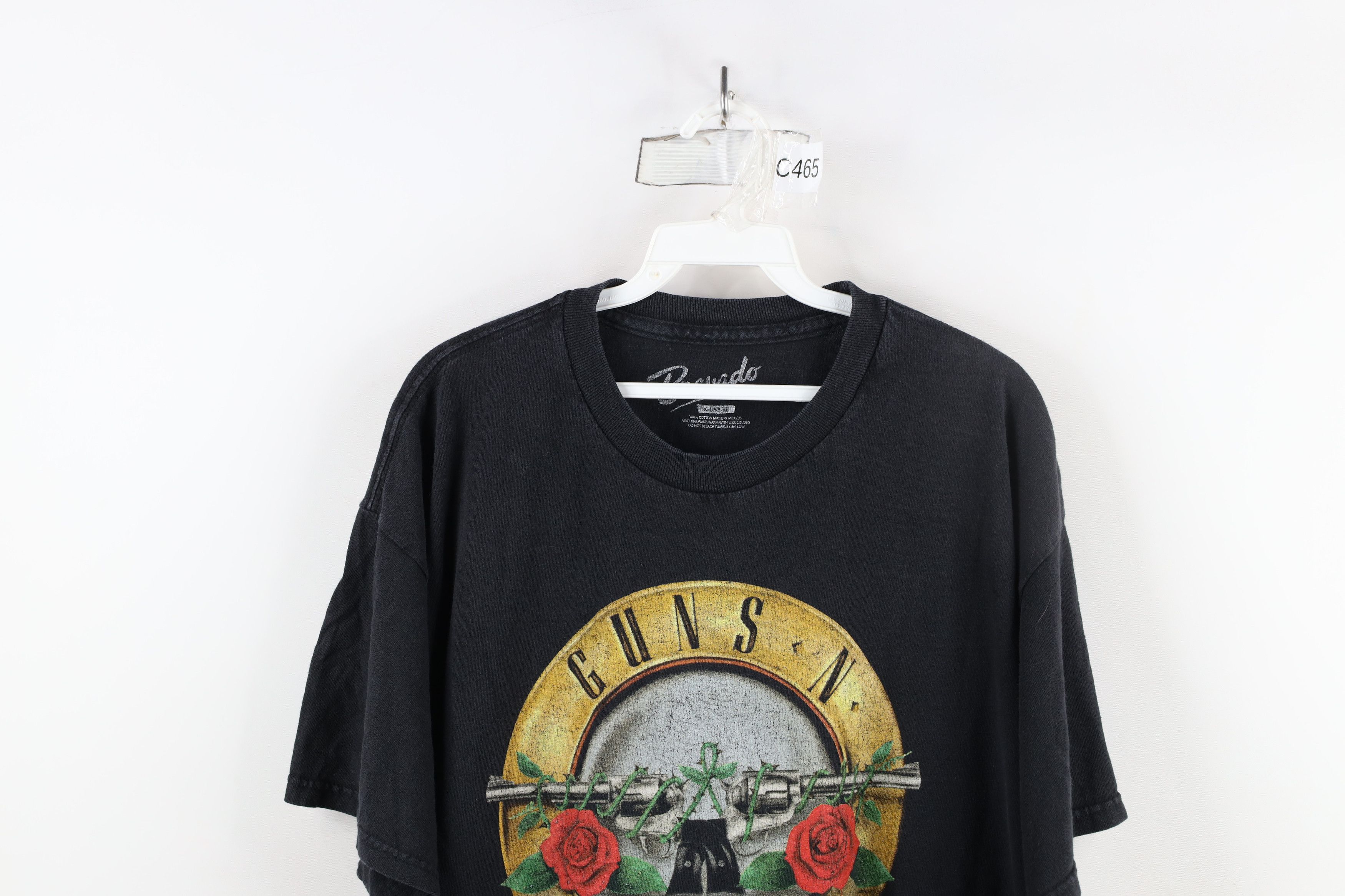 Vintage Retro Y2K Spell Guns N Roses Band Short Sleeve T-Shirt Black Size US XL / EU 56 / 4 - 2 Thumbnail