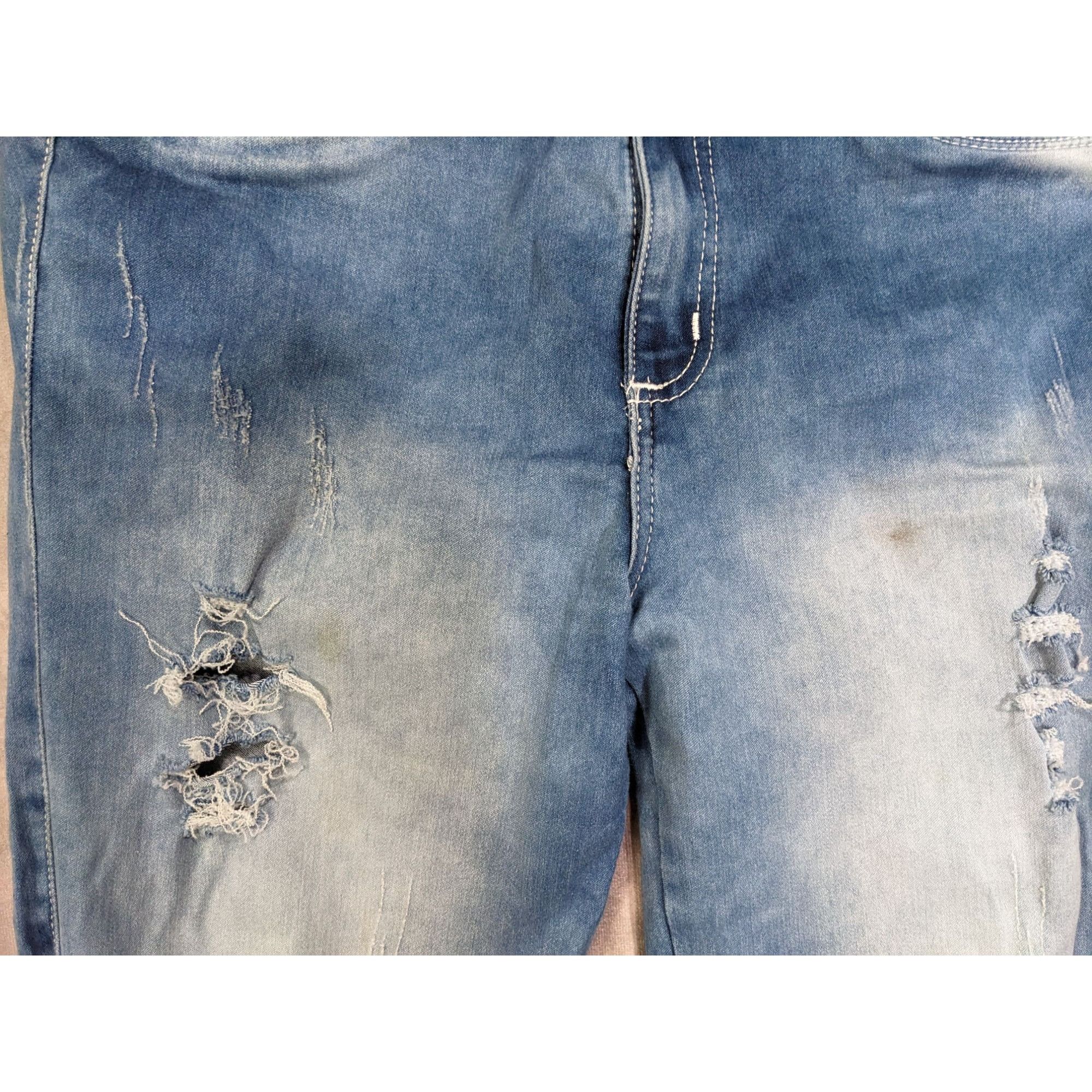 Other Distressed Embroidered Jeans by Bon Bonup Size 32" / US 10 / IT 46 - 3 Thumbnail