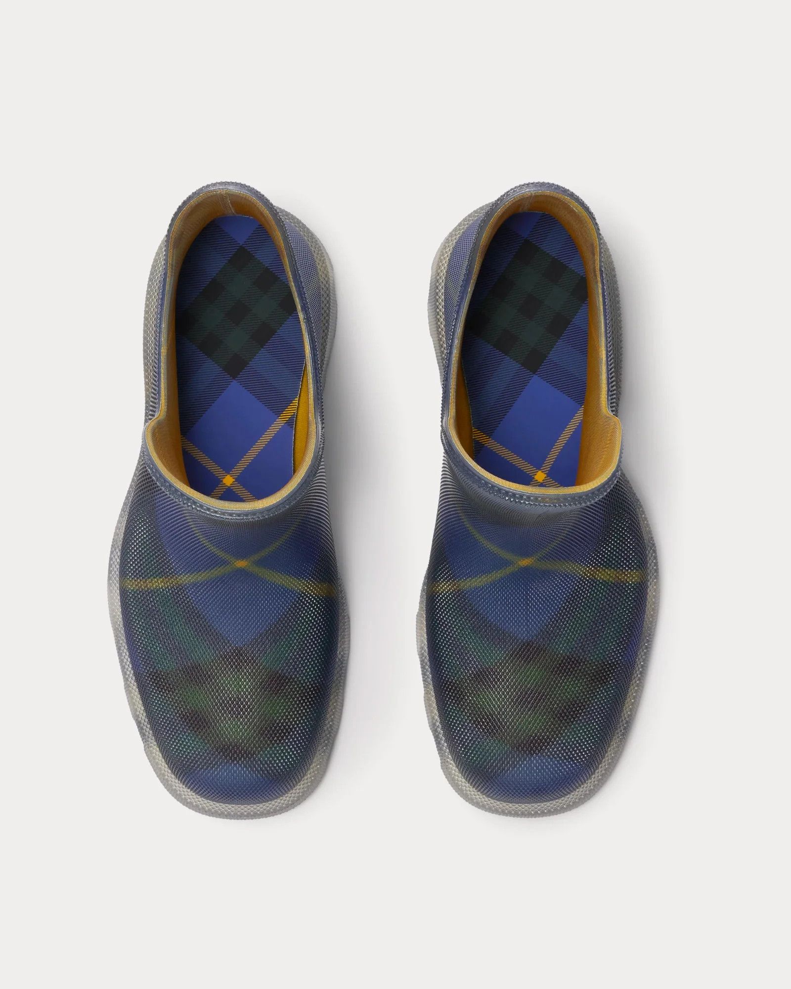 Burberry o1w1db10125 Check Rubber Marsh Low Boots in Multicolor Size US 11 / EU 44 - 2 Thumbnail