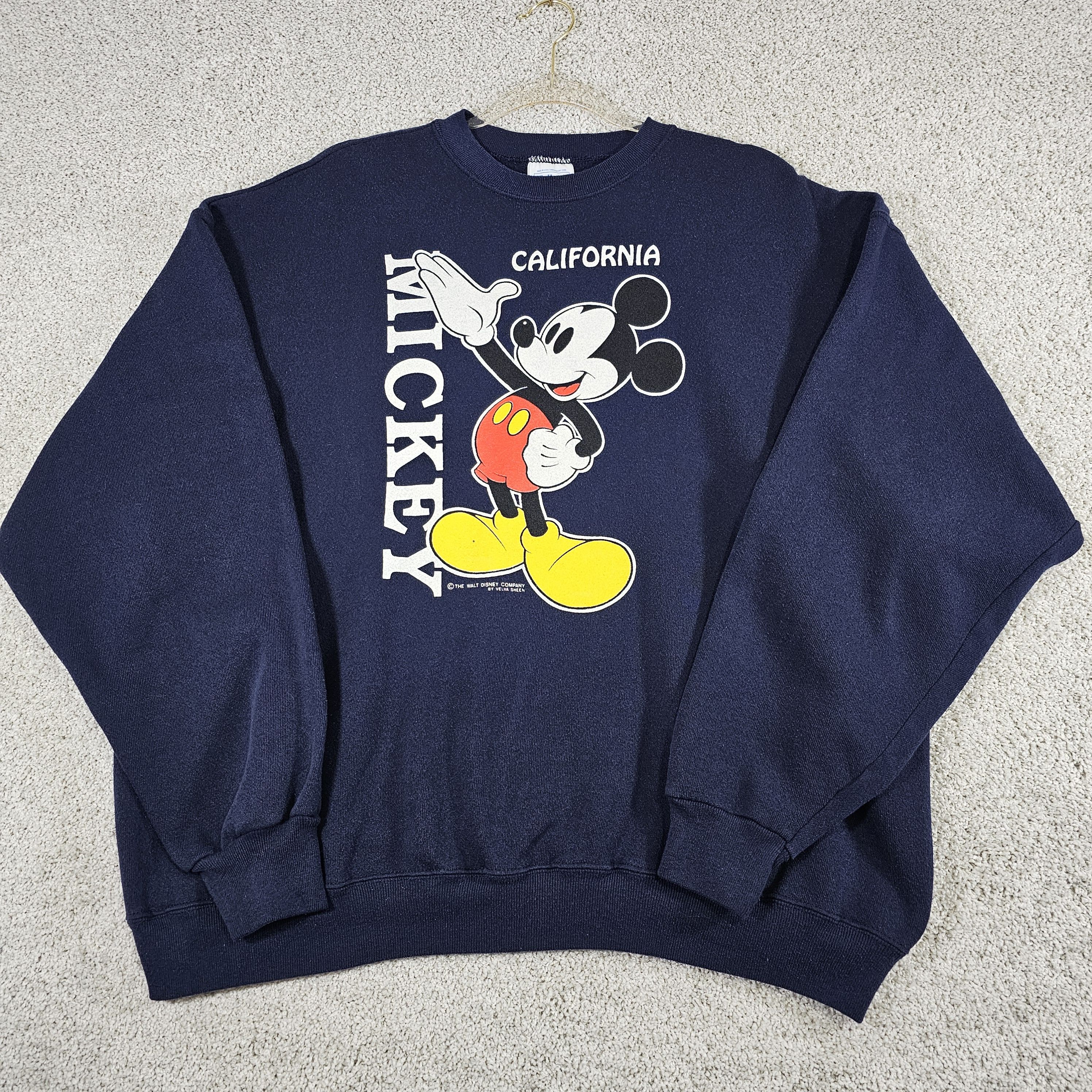 VTG Disney Mickey Mouse Velva Sheen Sweatshirt