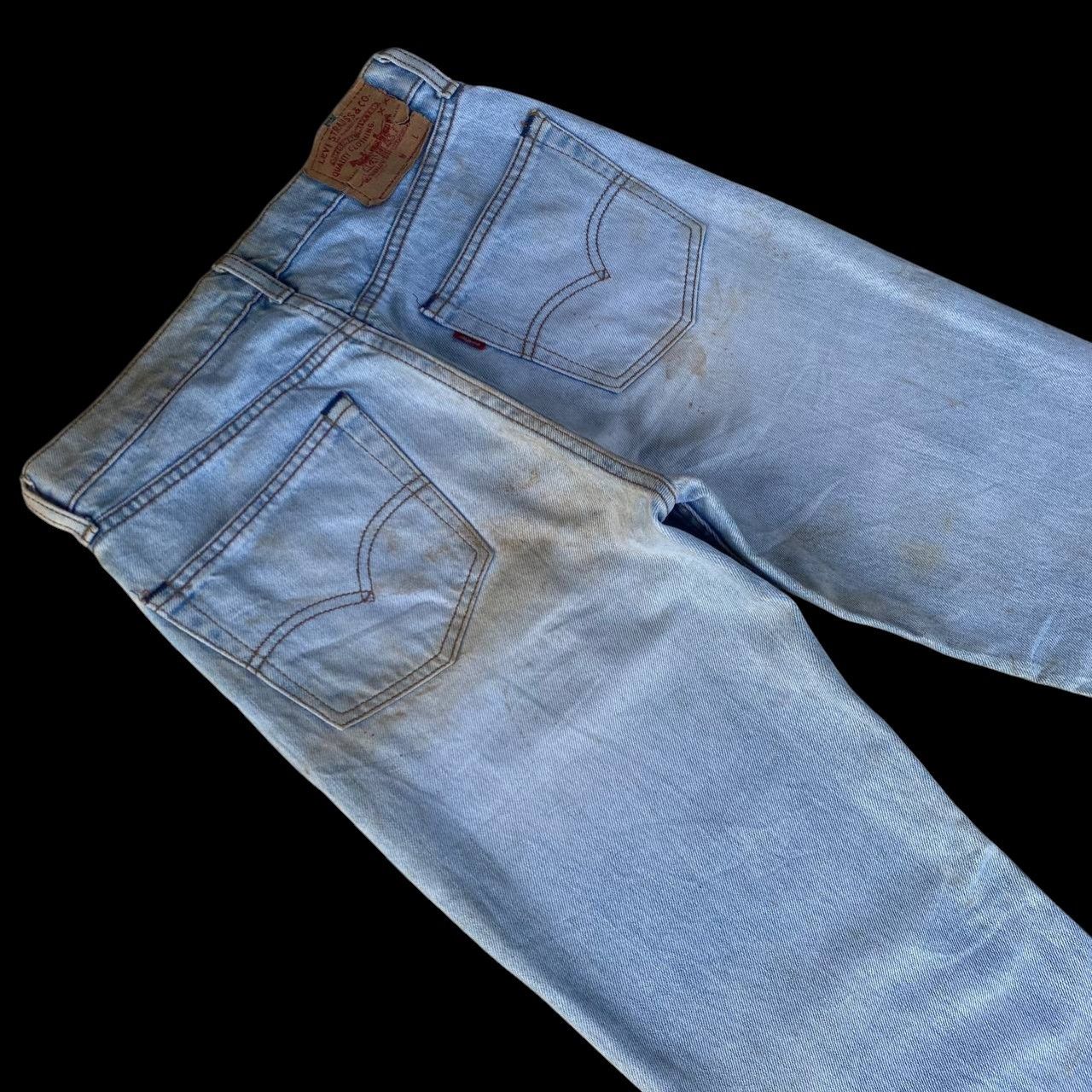 Levi's Vintage Clothing W28" VINTAGE LEVIS 503 YEAR 1989 LIGHTWASH DIRTY GRUNGE JEAN Size US 28 / EU 44 - 9 Thumbnail