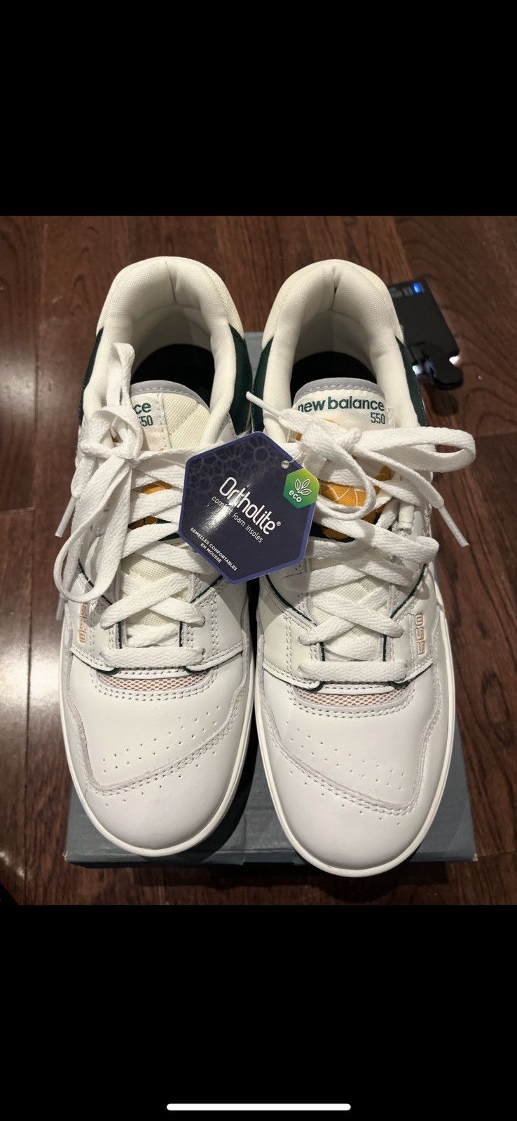 New Balance × Other New Balance 550 White Nightwatch Green Size US 8.5 / EU 41-42 - 2 Thumbnail