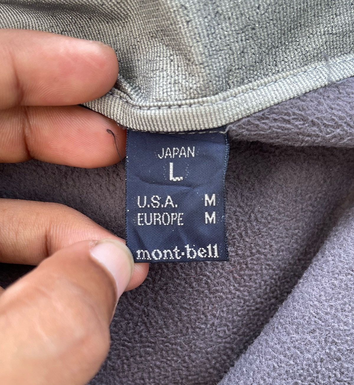 Montbell Mont-bell Men's Green/Gray Hooded Full Zip Outdoor Jacket Size US M / EU 48-50 / 2 - 18 Thumbnail