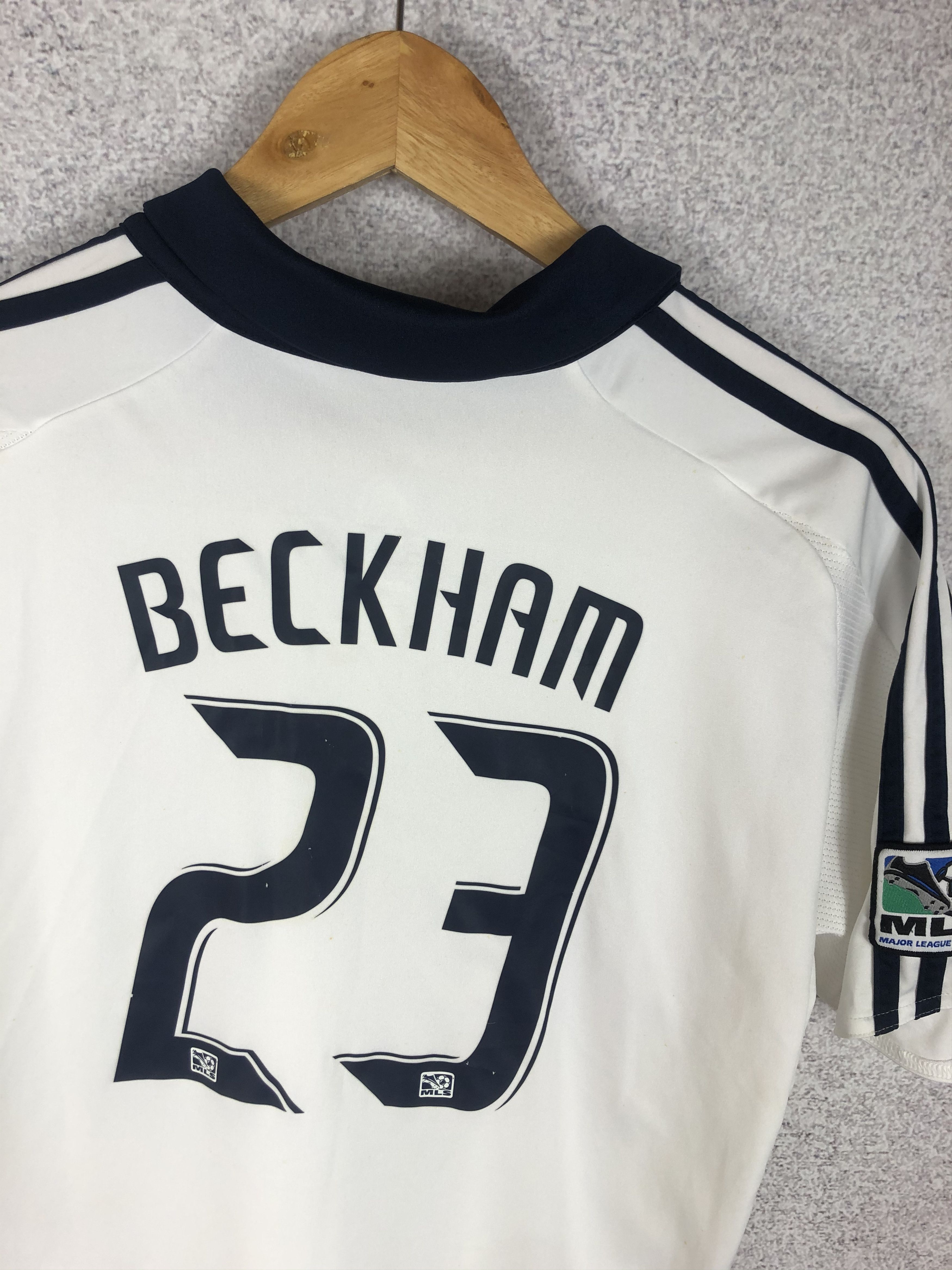 Adidas Adidas La Galaxy 2008/09 Home Beckham 23 Home Jersey T-Shirt Size US S / EU 44-46 / 1 - 3 Thumbnail