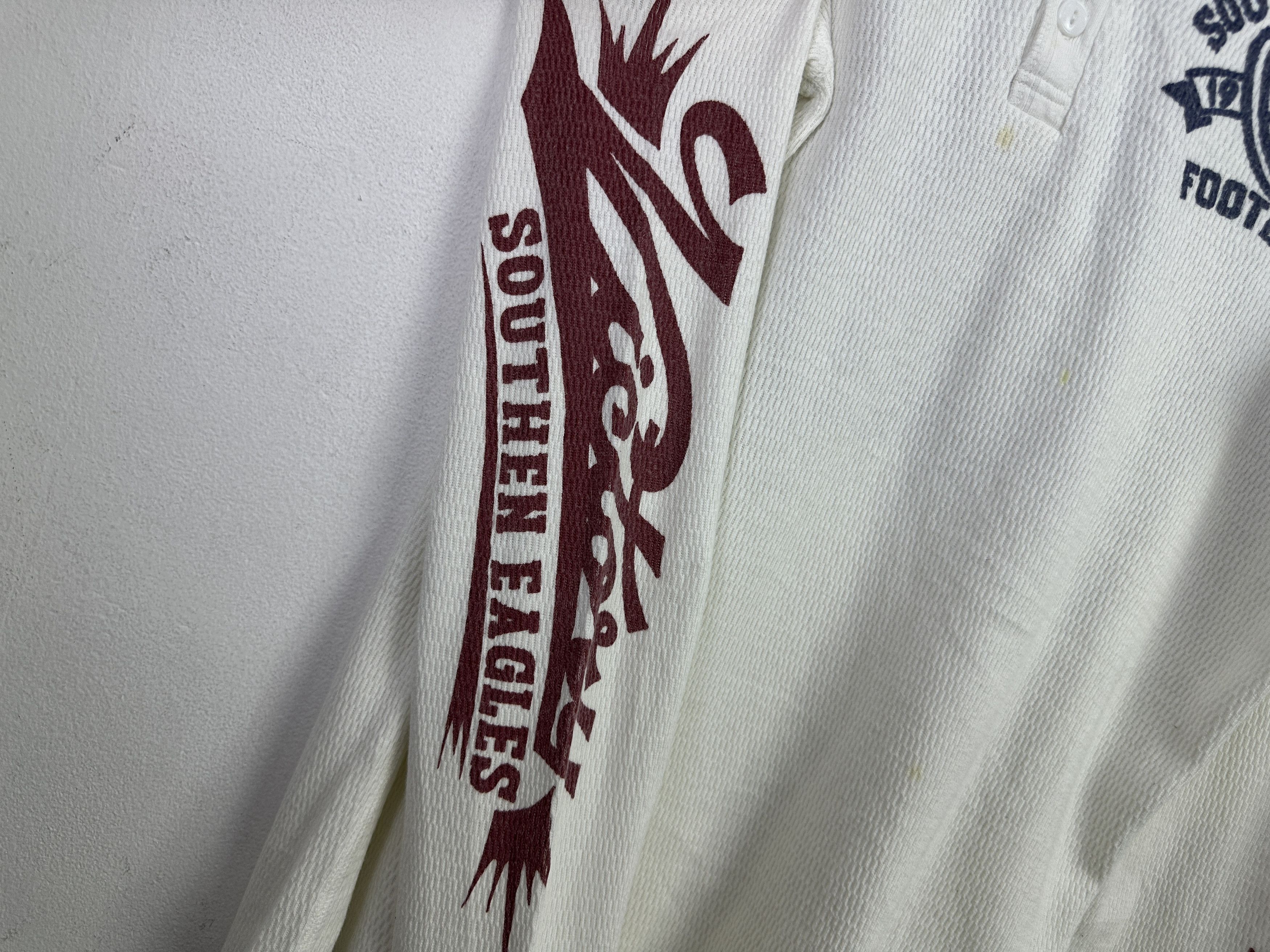 Other Vintage Groovers Southern Eagles Waffle Henley BP005 Size US XL / EU 56 / 4 - 10 Thumbnail