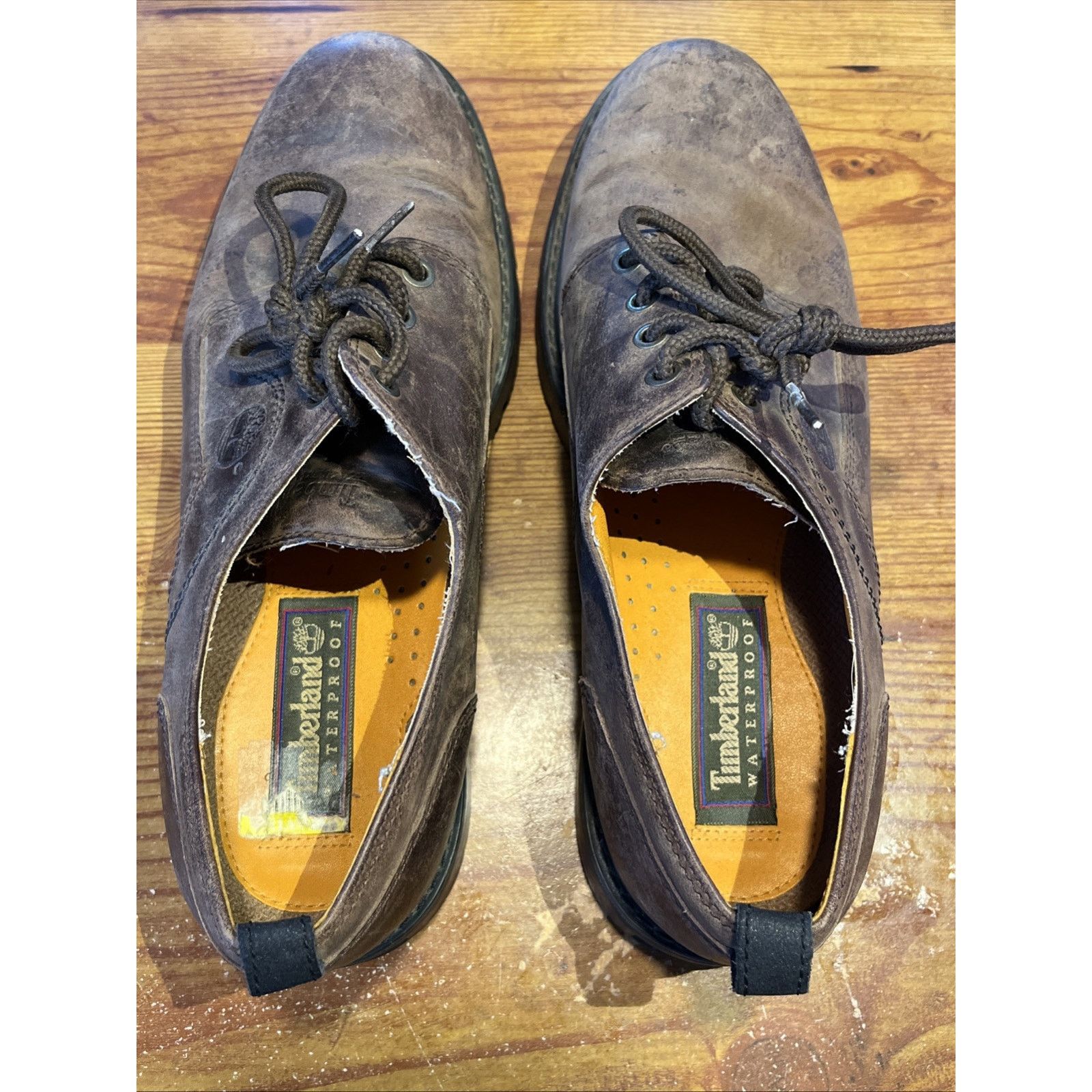 Timberland Timberland Stormbuck Waterproof Mens 11 Brown Leather Oxford Size US 11 / EU 44 - 7 Thumbnail
