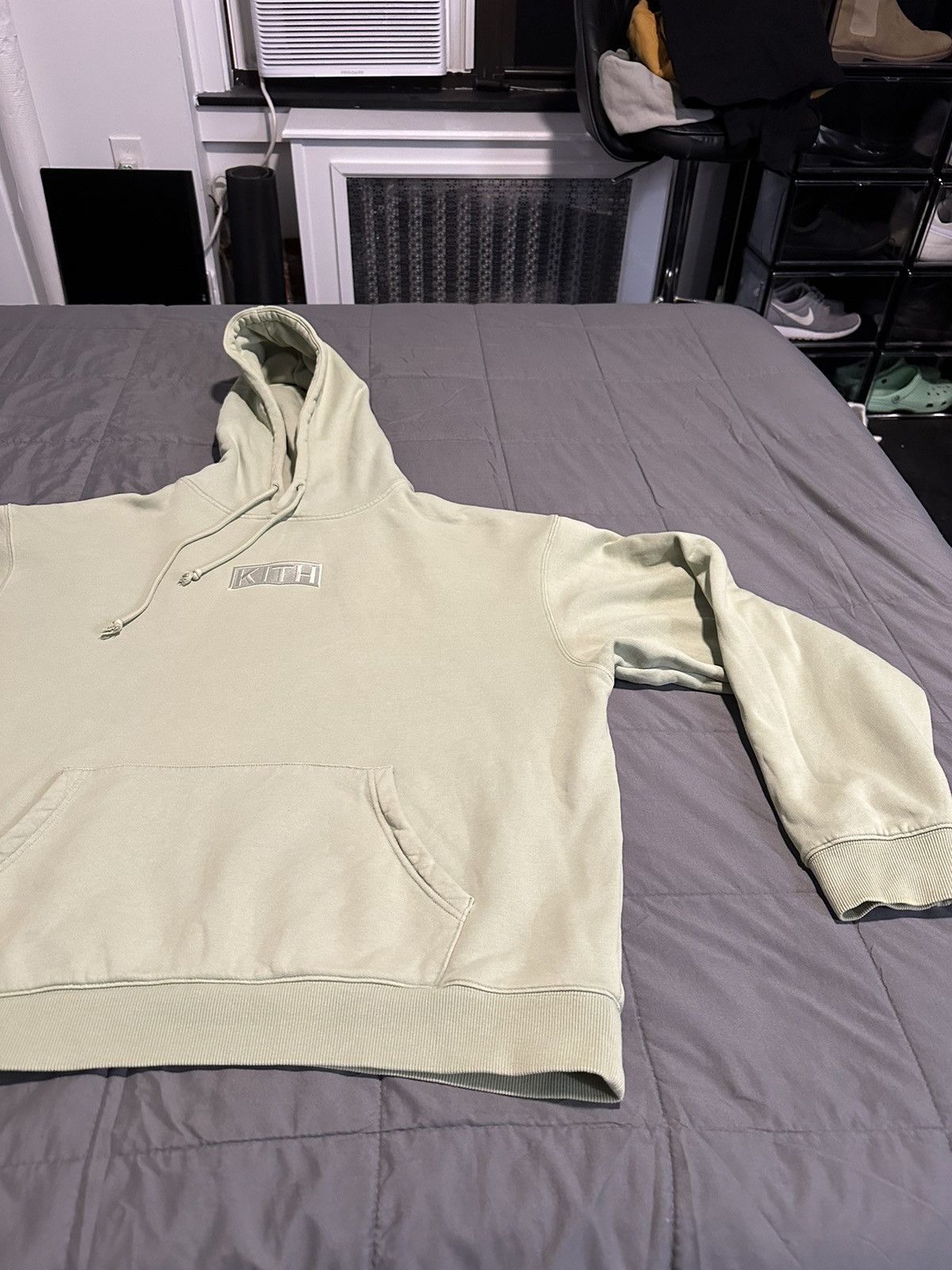 image of Kith Williams Hoodie - Mint - in Green, Men's (Size 2XL)