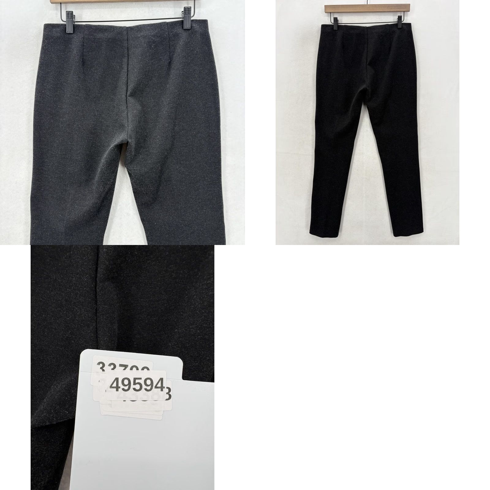 Eileen Fisher Eileen Fisher Pants Womens Small Gray Ponte High Rise Ankle Leggings Stretch Size 28" / US 6 / IT 42 - 9 Thumbnail