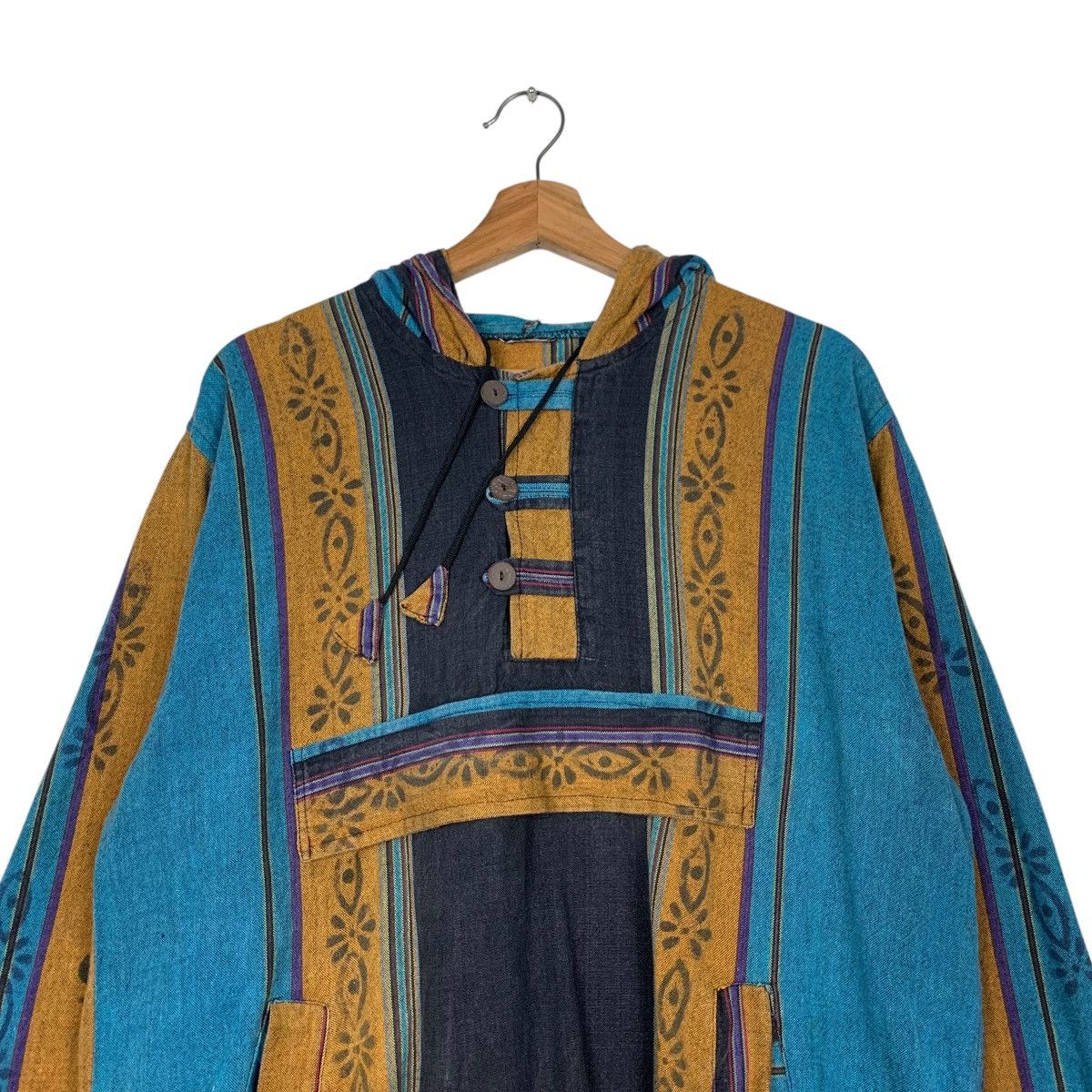 Baja East Vintage Baja Mexico Traditional Art Logo Hoodies #2366-C106 Size US L / EU 52-54 / 3 - 11 Thumbnail