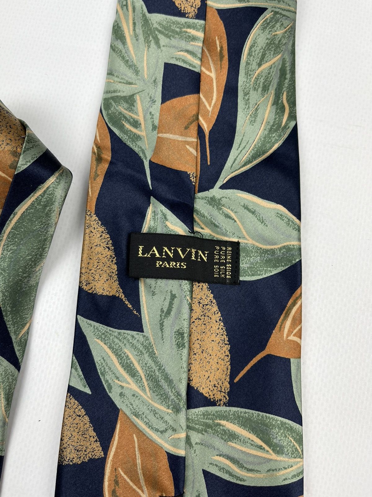 Lanvin Lanvin Paris 100% silk tie cravatte Size ONE SIZE - 3 Thumbnail