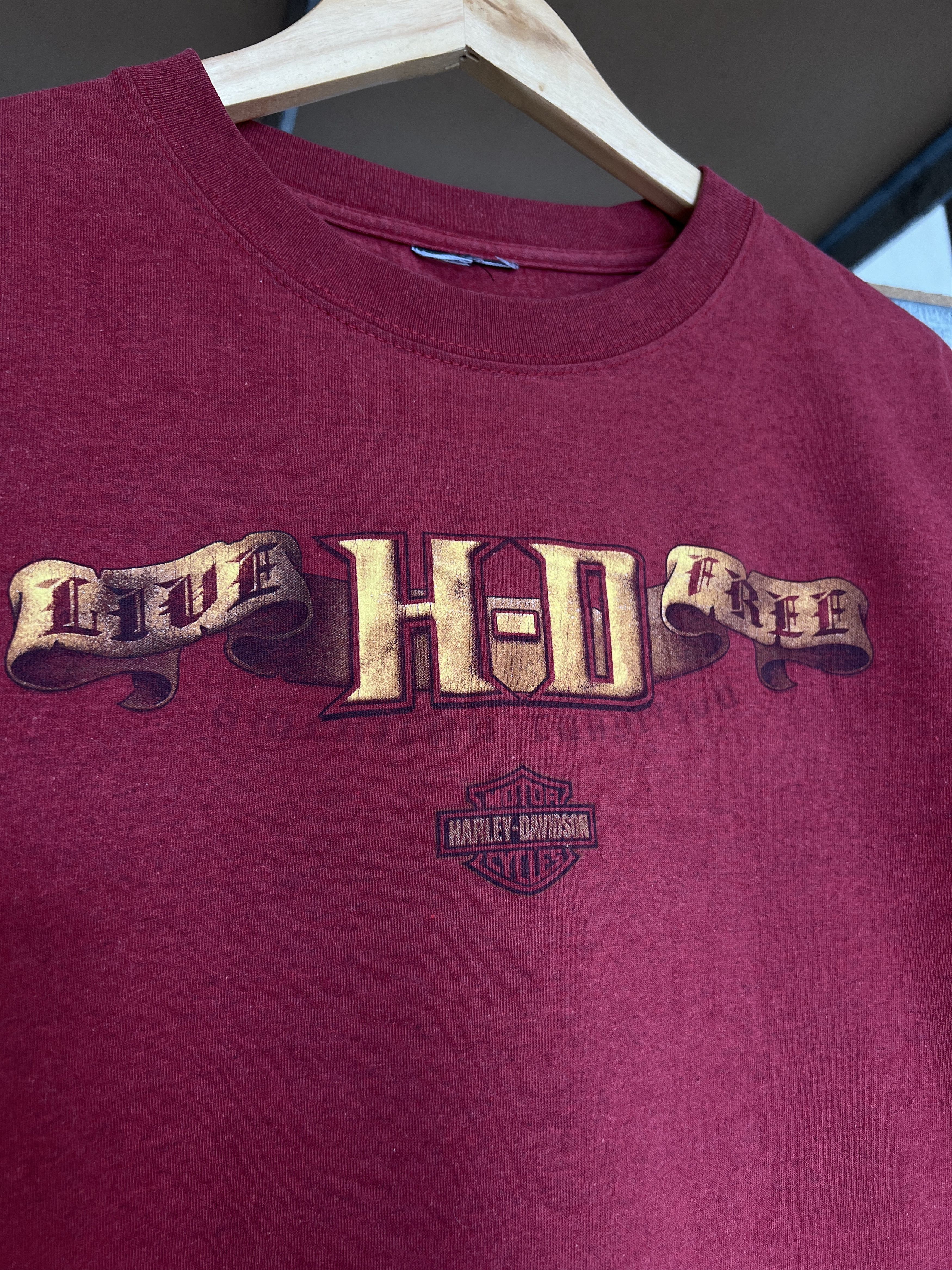 Harley Davidson Vintage 2001 Harley Davidson Fierek’s Ulm-Ringingen T-shirt Size US L / EU 52-54 / 3 - 5 Thumbnail