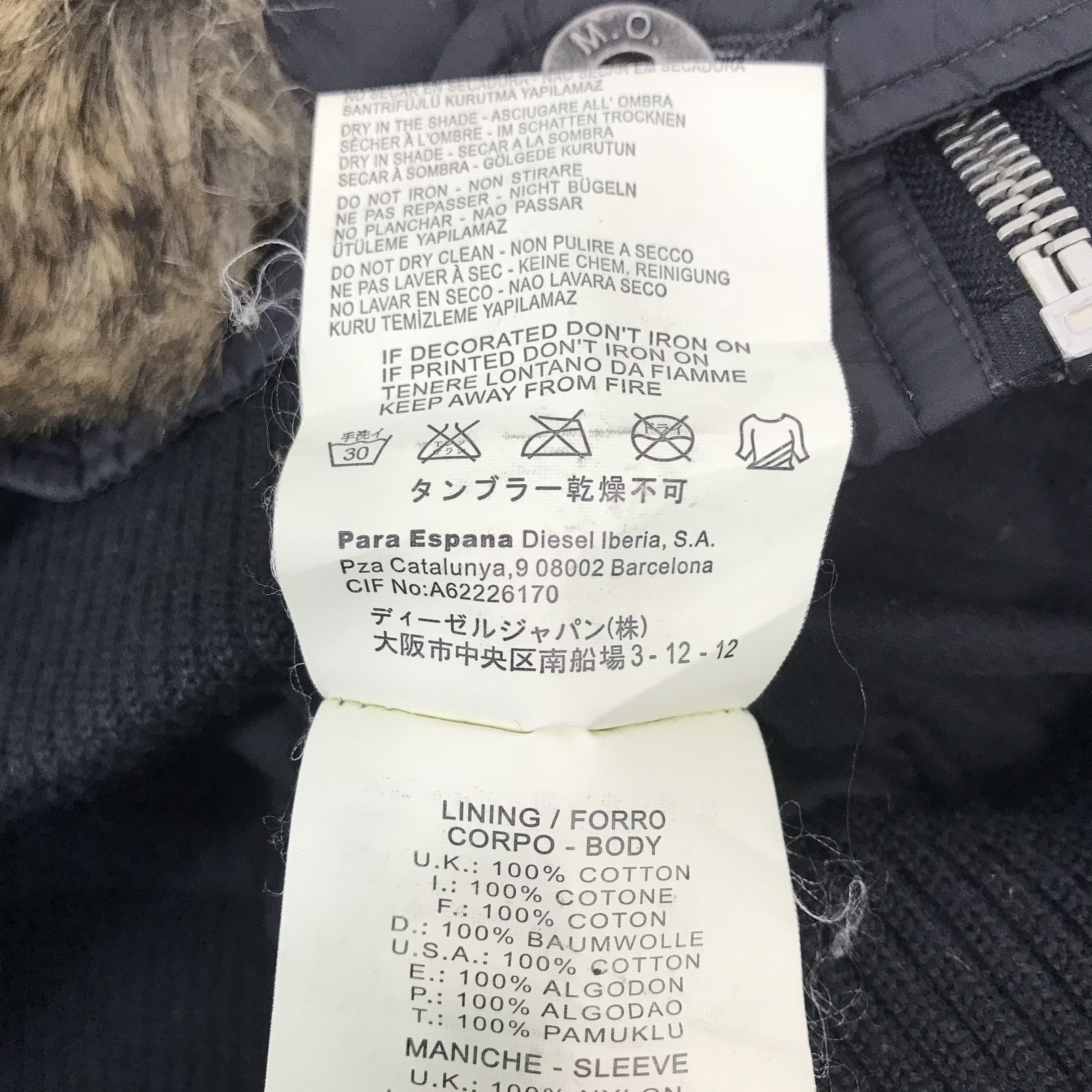 Diesel × Vintage Diesel fur design jacket rare jacket Size US XS / EU 42 / 0 - 13 Thumbnail