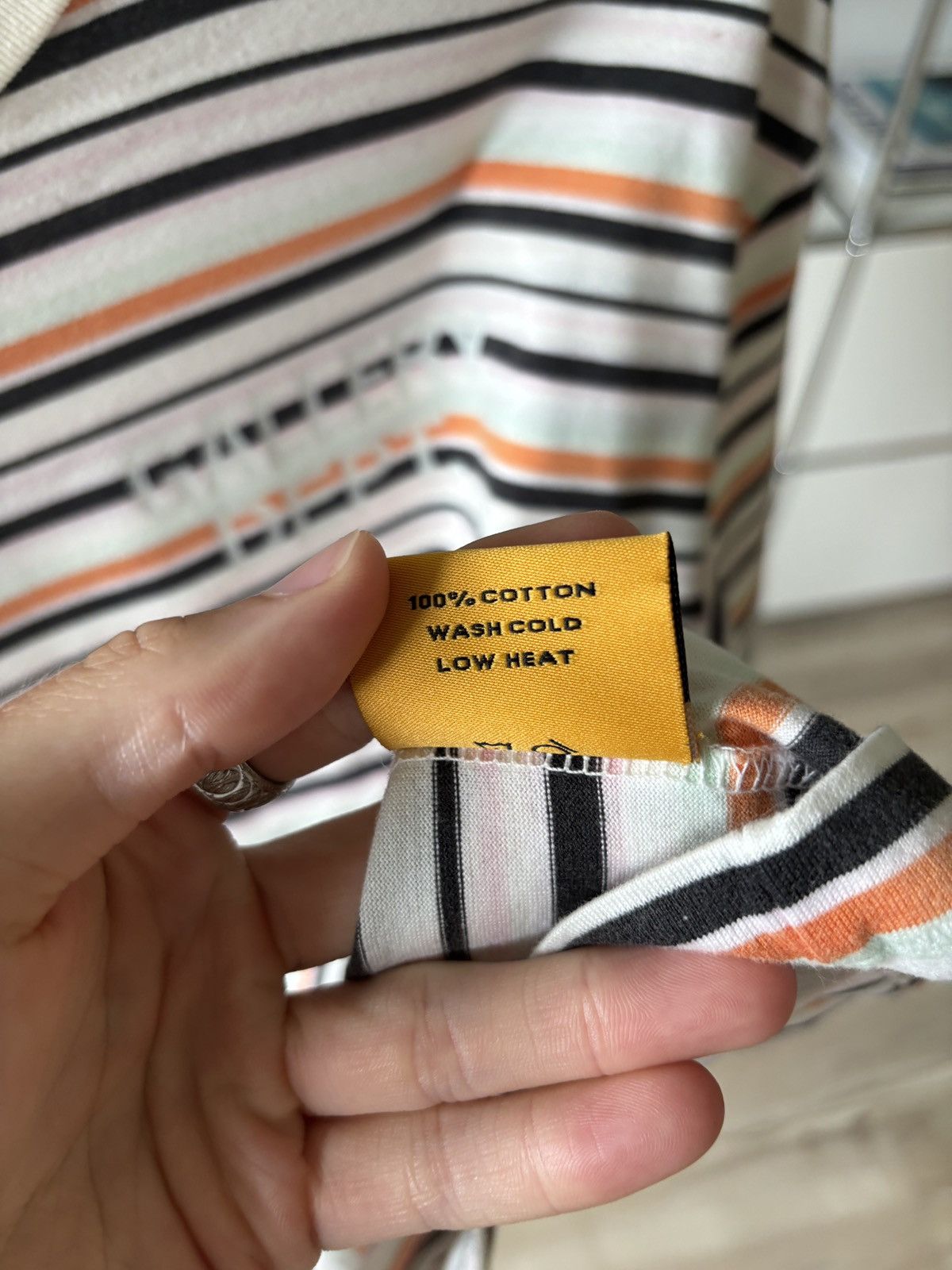 Gallery Dept. PAINTER STRIPED LOGO TEE Size US L / EU 52-54 / 3 - 12 Thumbnail