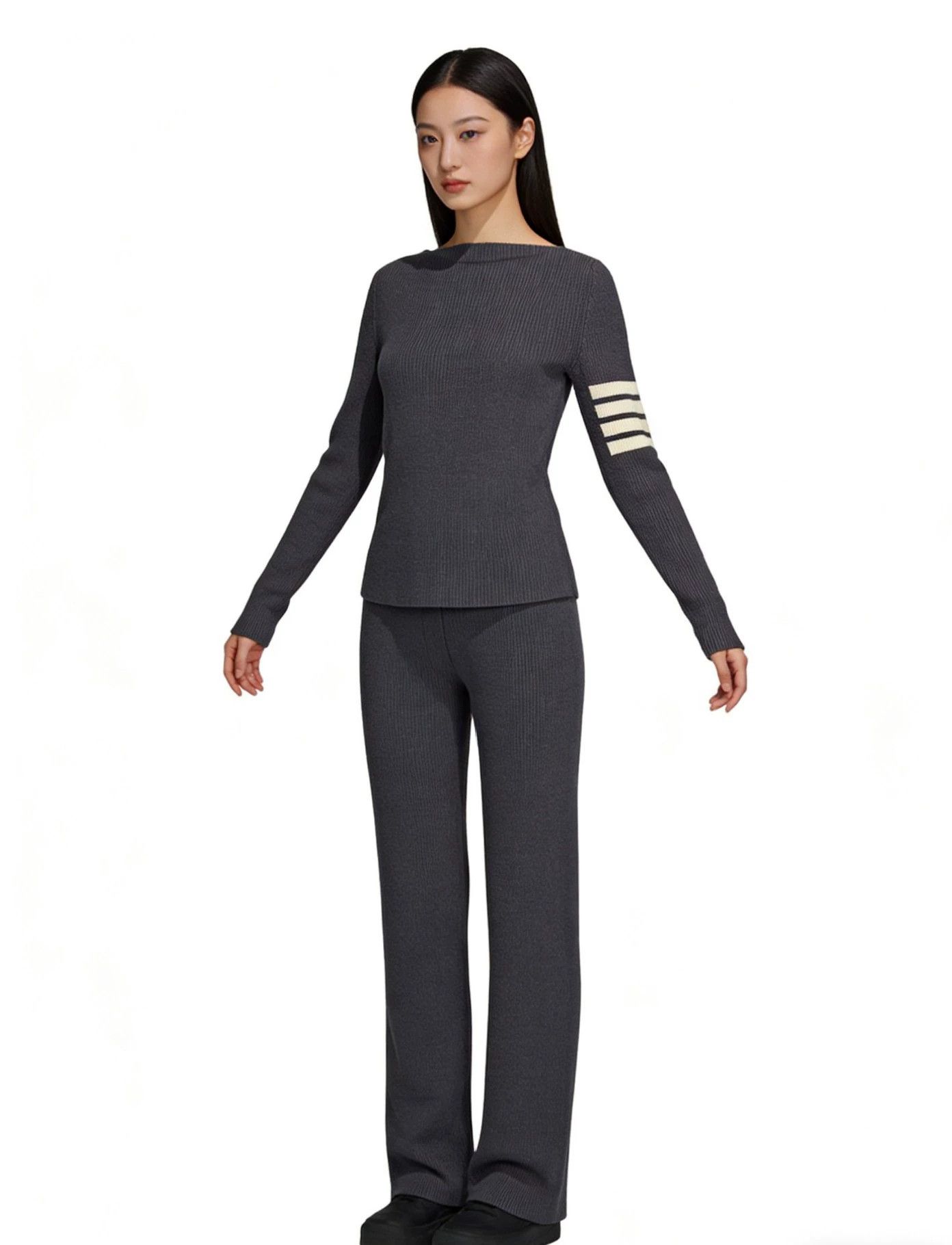 Thom Browne Thom Browne Wool Off-Shoulder Knit Sweater 1 99 New Size S / US 4 / IT 40 - 1 Thumbnail