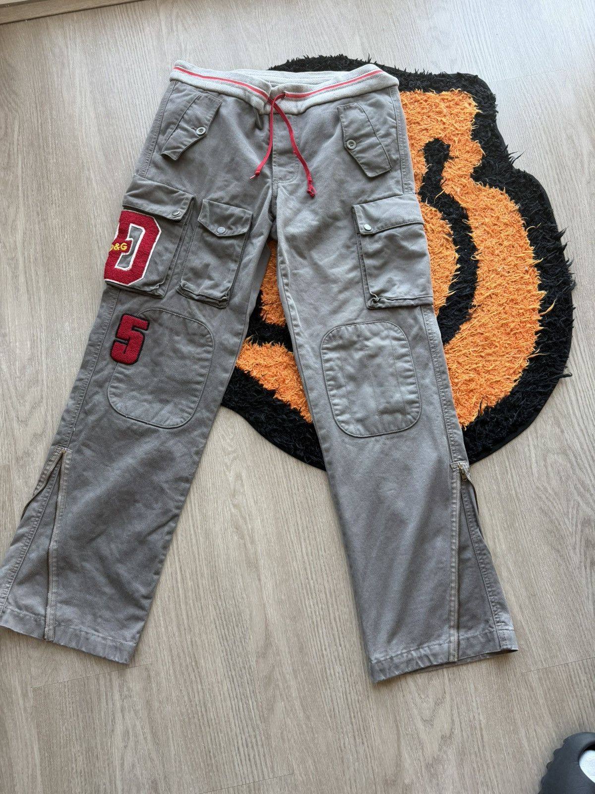 Dolce & Gabbana Dolce & Gabbana Italy Multipocket Patch Pants Embroider Logo Size US 34 / EU 50 - 1 Thumbnail