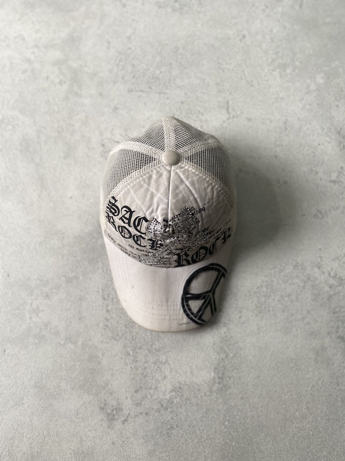If Six Was Nine japanese cross trucker hat visual kei style Size ONE SIZE - 4 Thumbnail