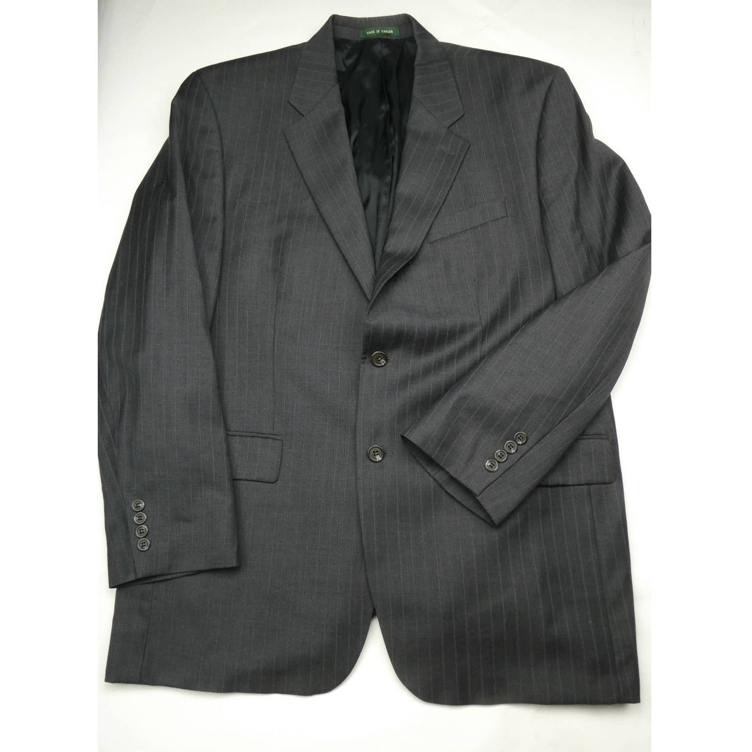 Lauren Ralph Lauren men's Lauren Ralph Lauren gray pinstripe sport coat, 44L Size 44L - 1 Thumbnail