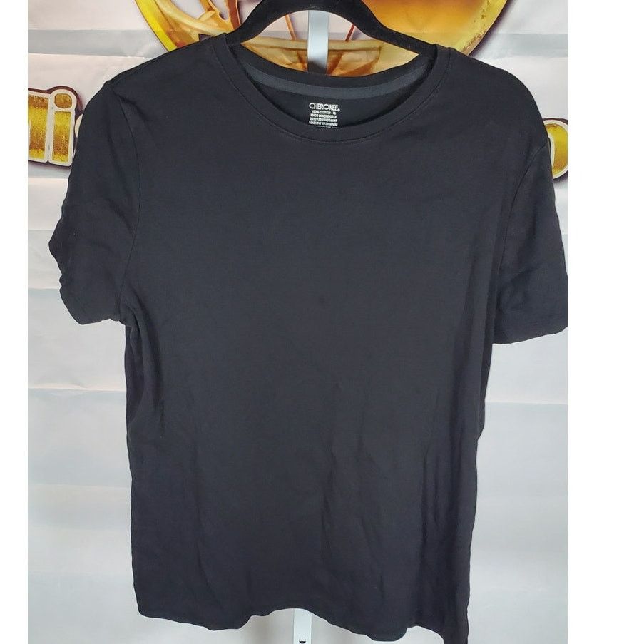 Cherokee Cherokee Black Short Sleeve Cotton Tee Shirt Size XL Size XL / US 12-14 / IT 48-50 - 1 Thumbnail