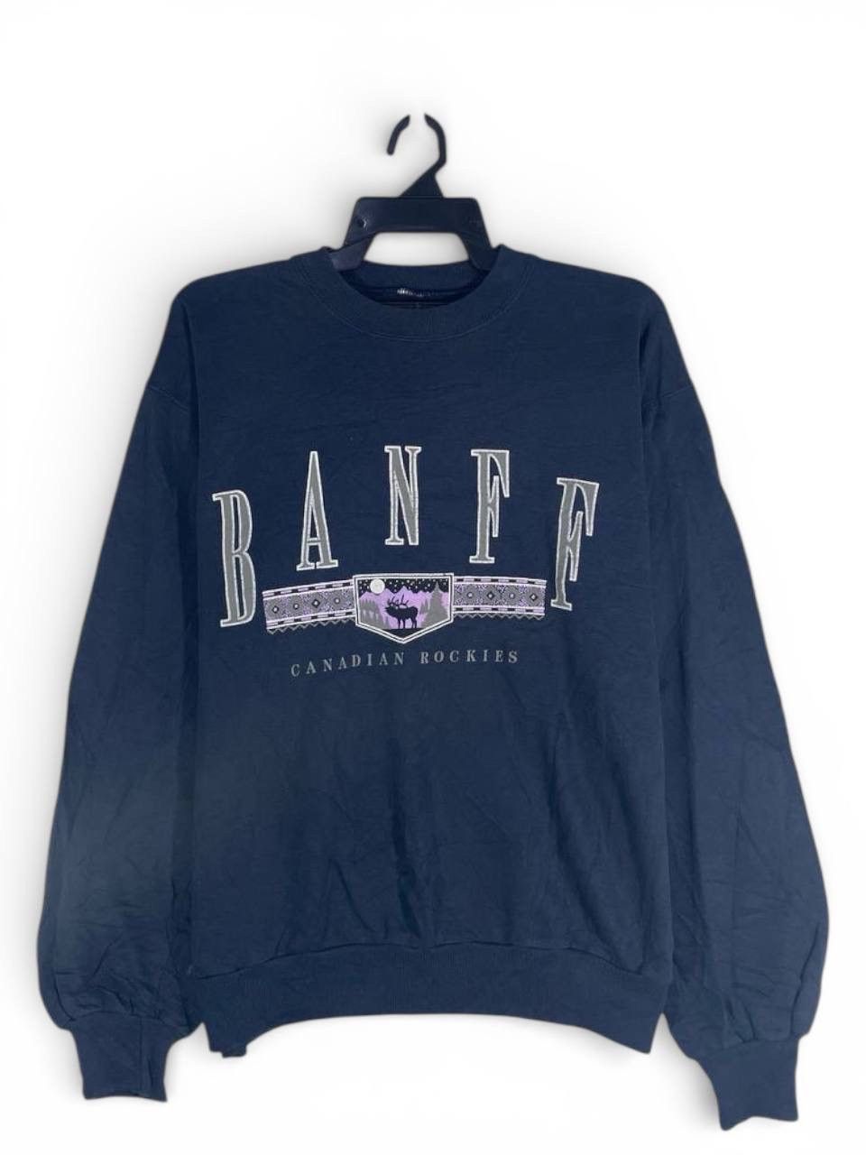 Other Vintage 90s banff canadian rockies sweatshirt jumper size XL Size US XL / EU 56 / 4 - 1 Thumbnail