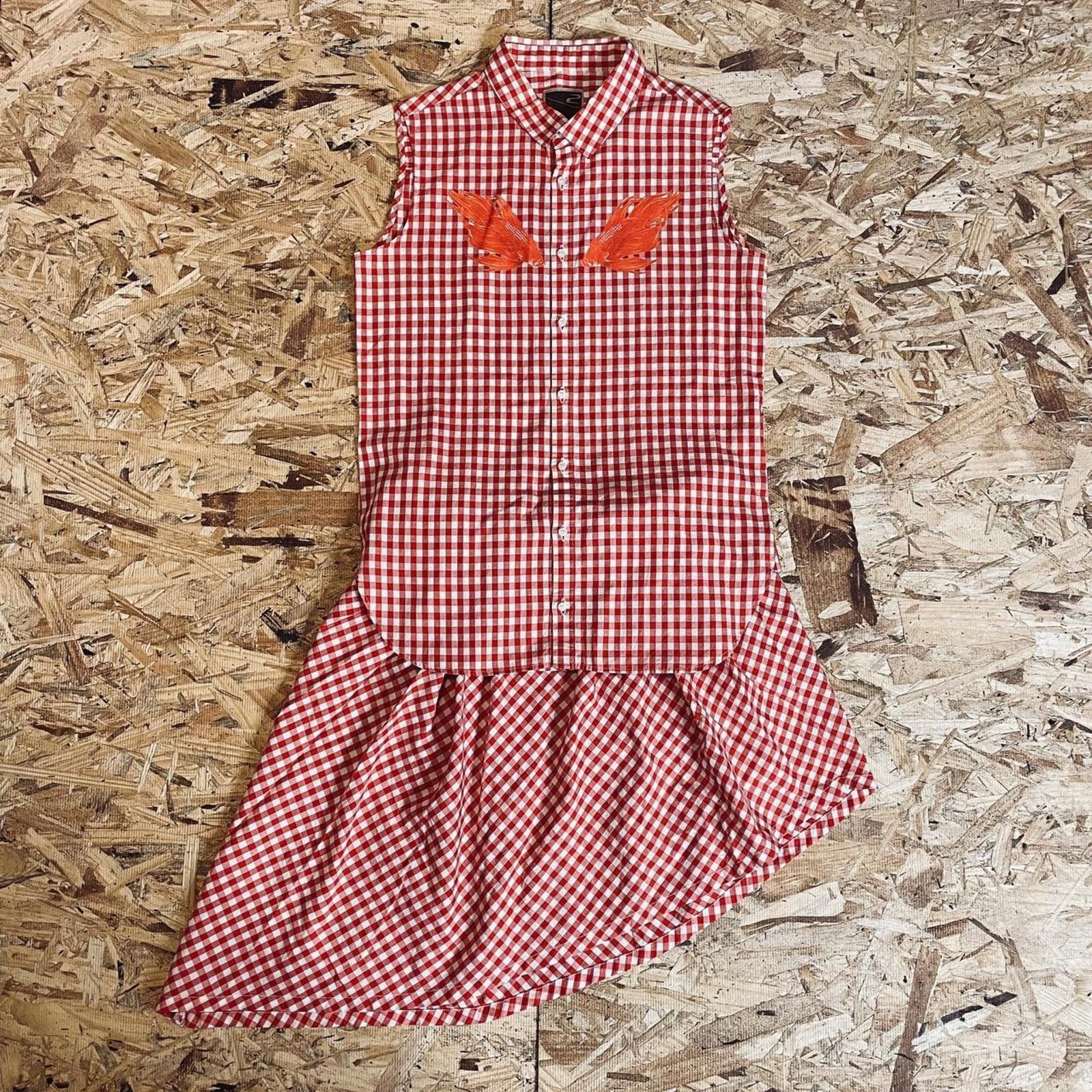 Beauty Beast Vintage Beauty:Beast SS 2000 “Red Rumble” Skirt & Top set Size M / US 6-8 / IT 42-44 - 1 Thumbnail